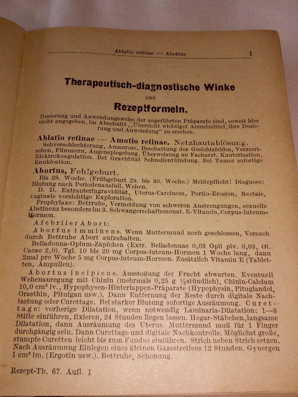 Klinisches Rezept-Taschenbuch für praktische Ärzte