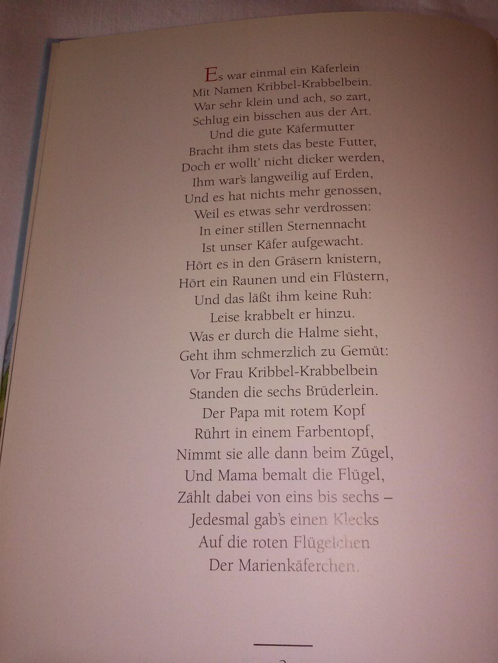 Hannes Döbbelin -Rose Komáromi: Der Käfer Kribbel-Krabbelbein