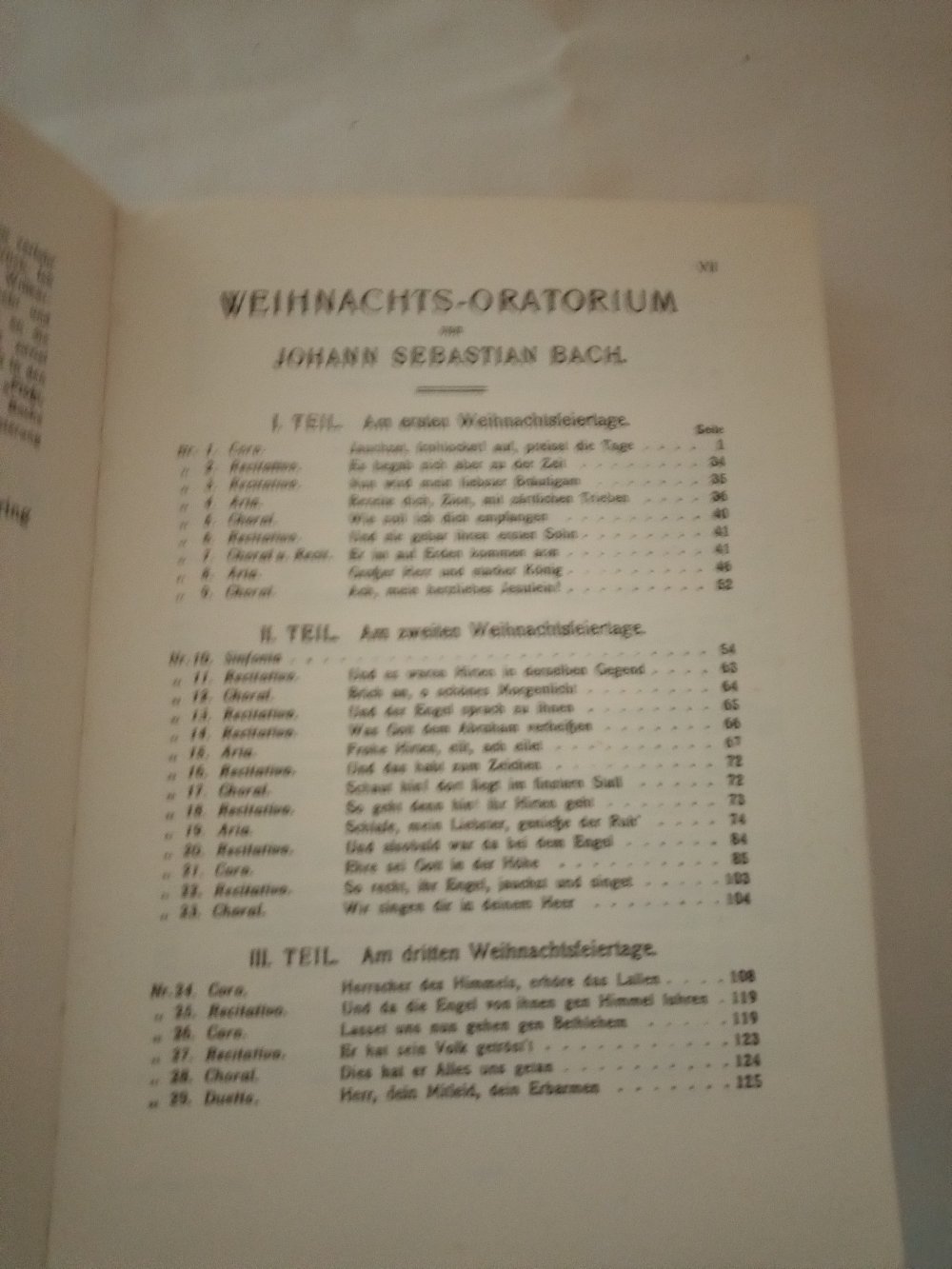 Weihnachts-Oratorium Edition Peters Nr. 581
