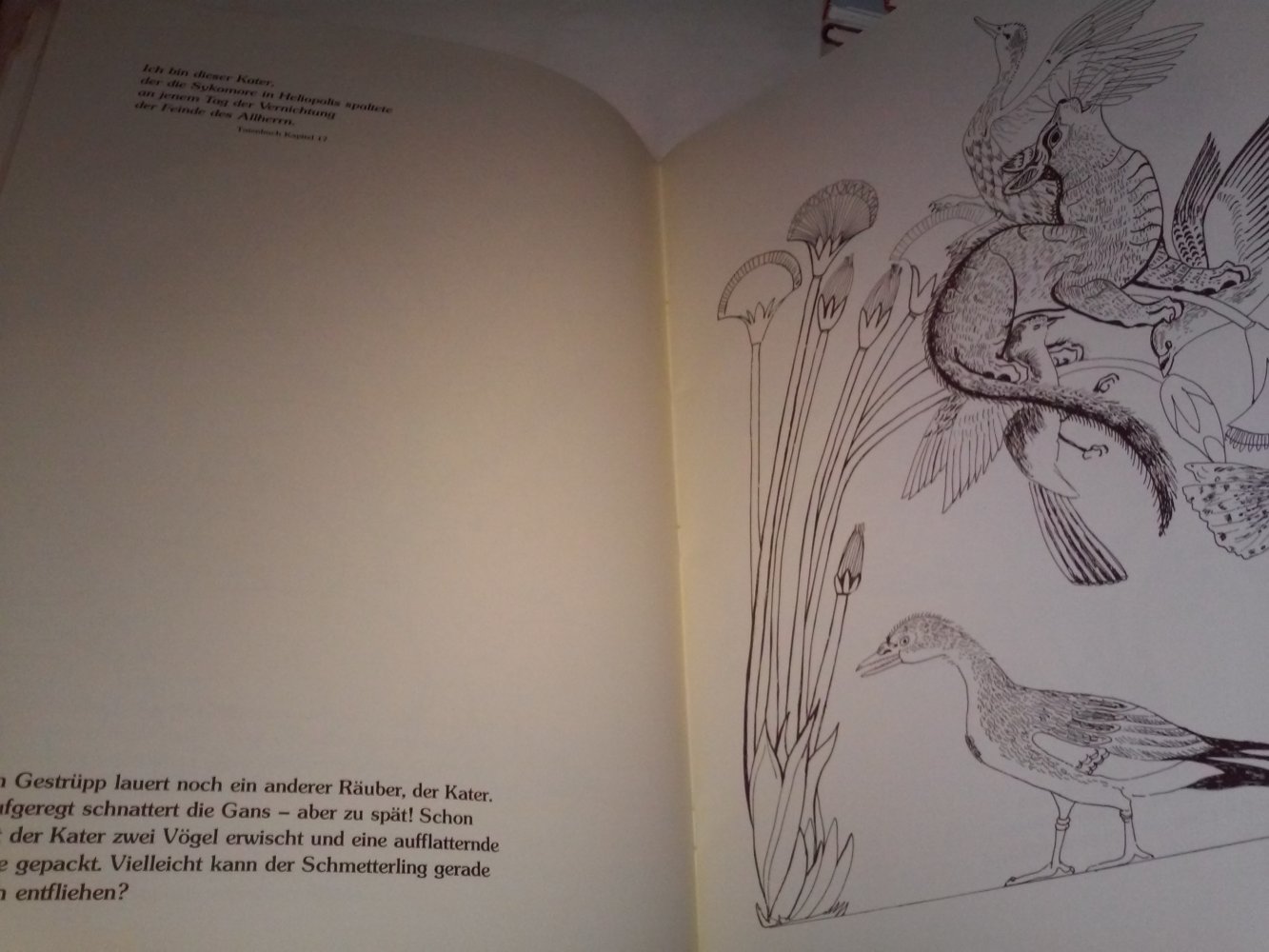 Die alten Ägypter und ihre Tiere. Ein Sach- Mal-und Bilderbuch