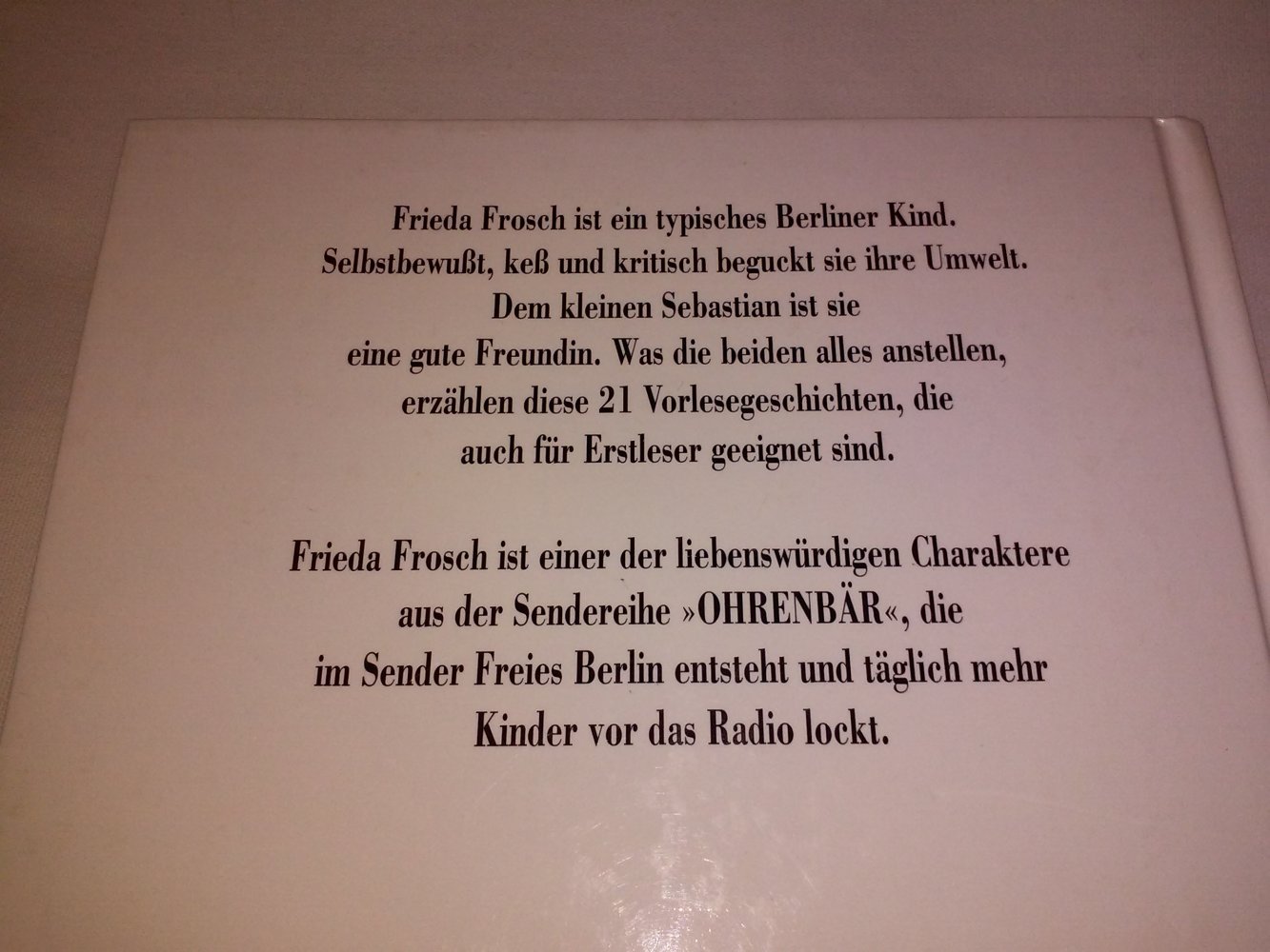 Sabine Ludwig: 21 lustige Geschichten von Frieda Frosch-Kinderbuch alt