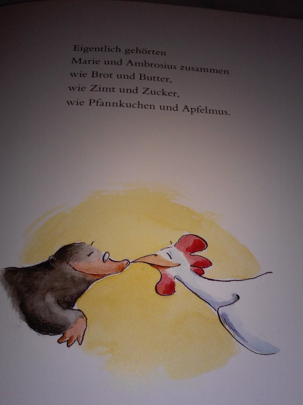 Marie und Ambrosius: Eine Geschichte von Liebe, Treue und Glück -Huhn und Maulwurf- 