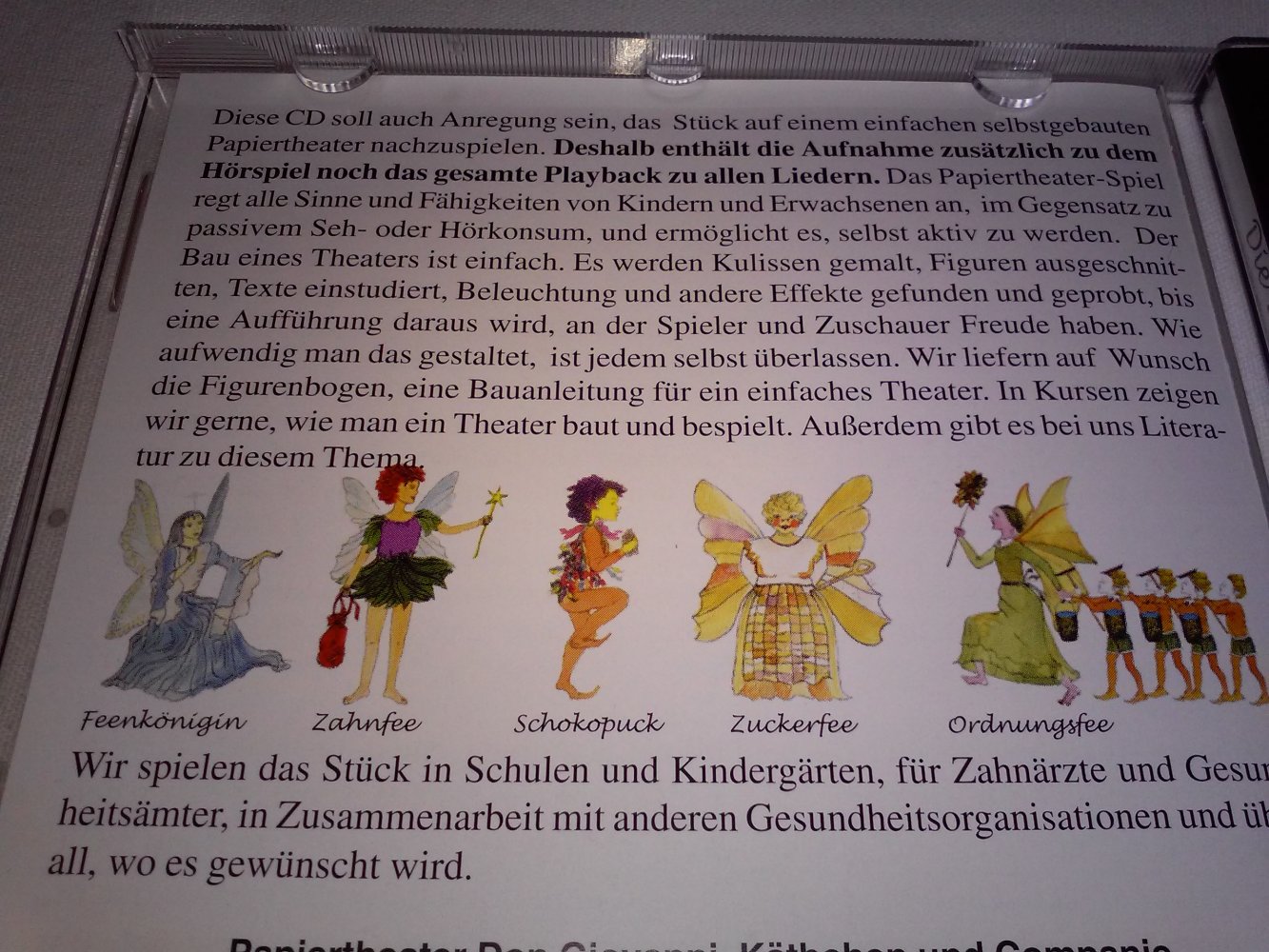 Die Zahnfee - Ein Musicalchen für Kinder, Erwachsene und Zahnärzte!