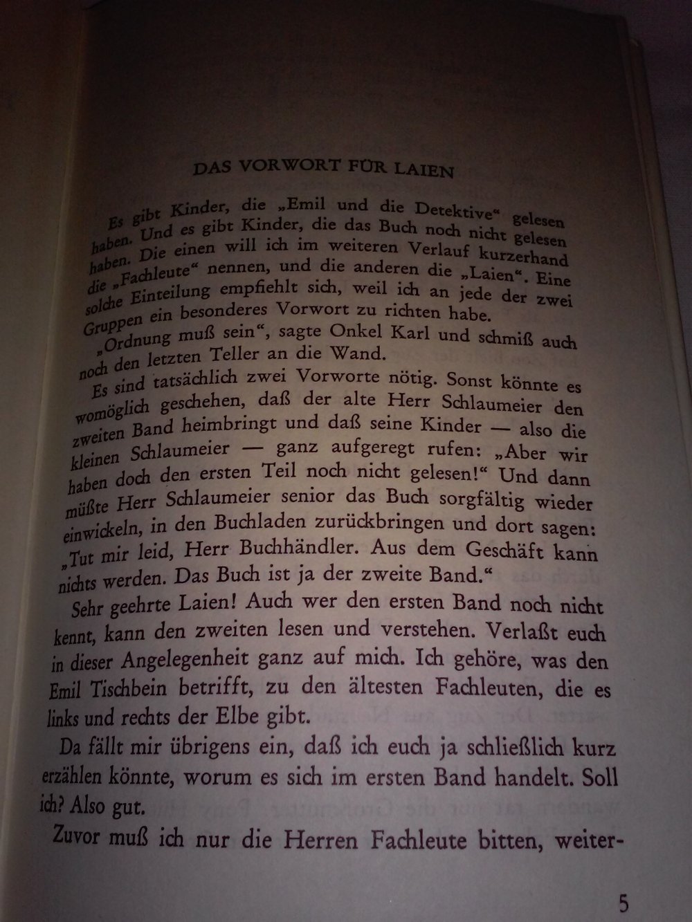 Erich Kästner: Emil und die drei Zwillinge