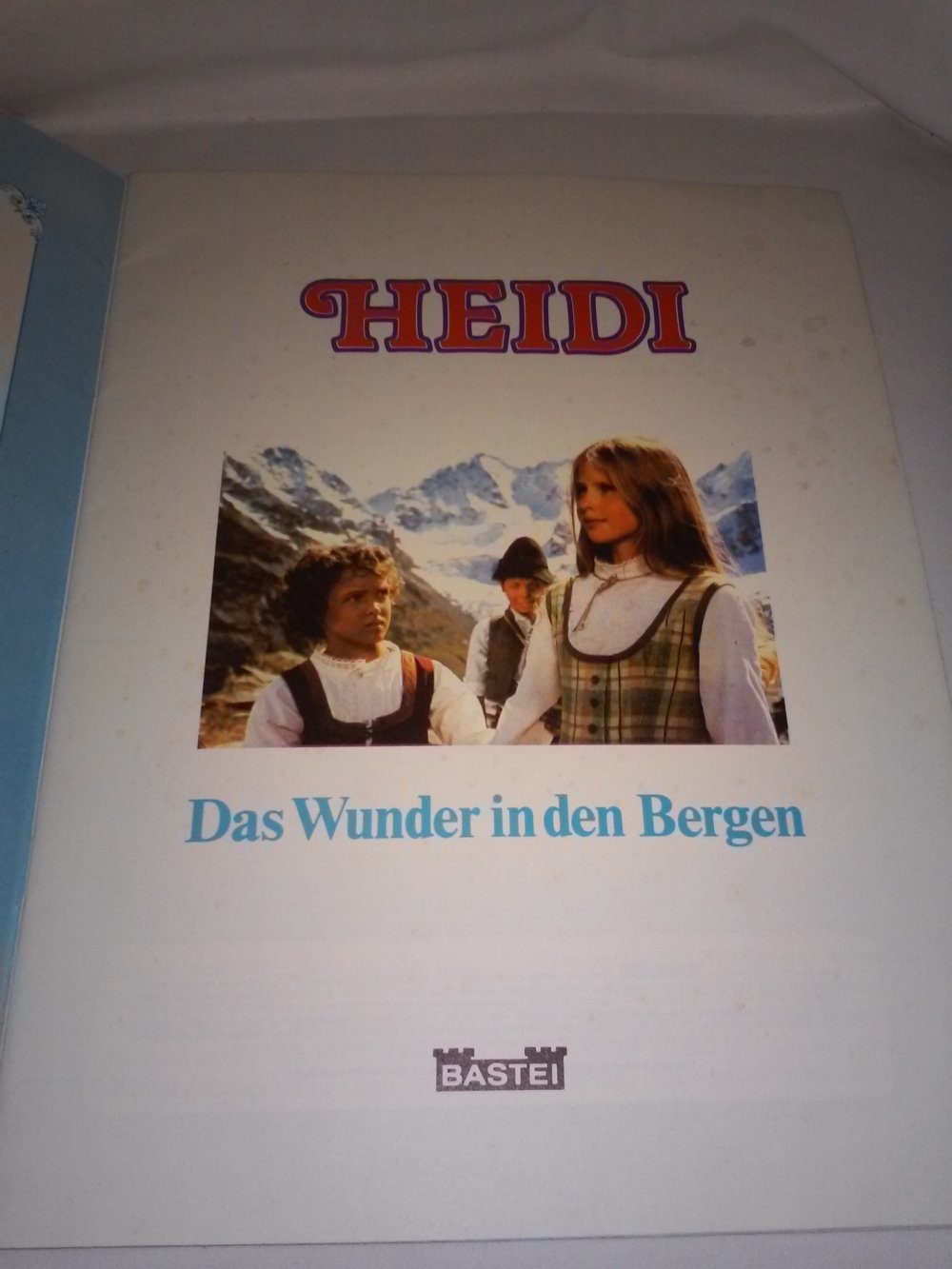Heidi. Das Wunder der Berge. Nr. 6. Film-Grossband - Kinderbuch alt