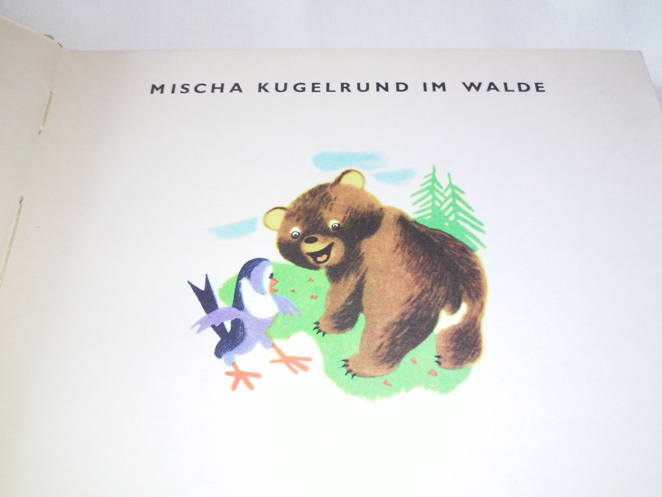 Josef Menzel: Mischa Kugelrund und seine Geschichten - Kinderbuch alt