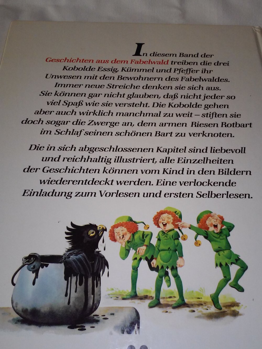 Geschichten aus dem Fabelwald von Tieren, Zwergen, Riesen, Feen und Kobolden