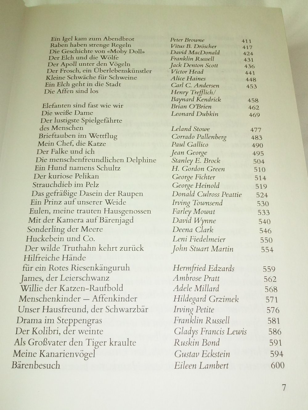 Aus dem Leben der Tiere - Tatsachenberichte Erzählungen 1.Alg.