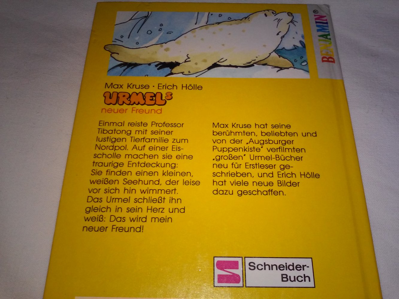 Max Kruse: Urmel´s neuer Freund - Kinderbuch alt