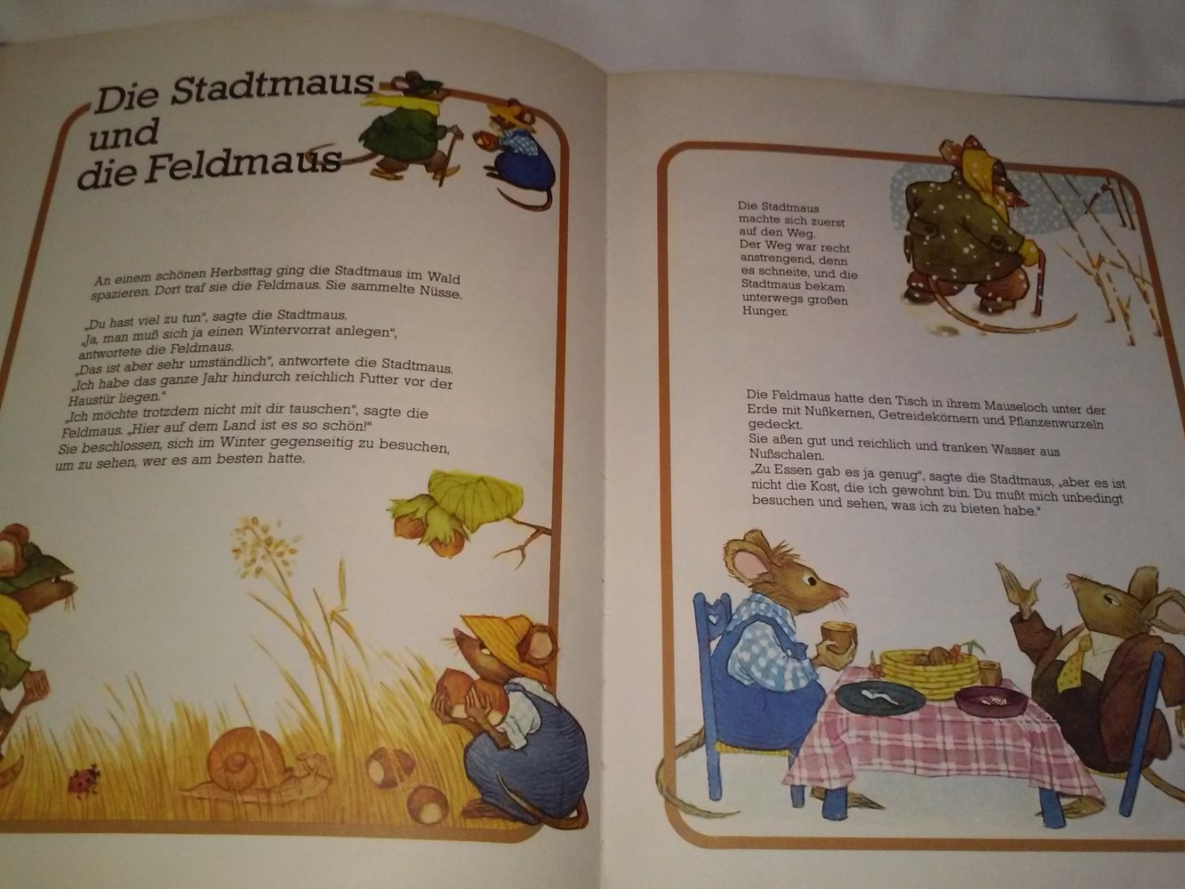 Die Stadtmaus und die Feldmaus und 9 weitere PIXI-Geschichten 1.Alg.