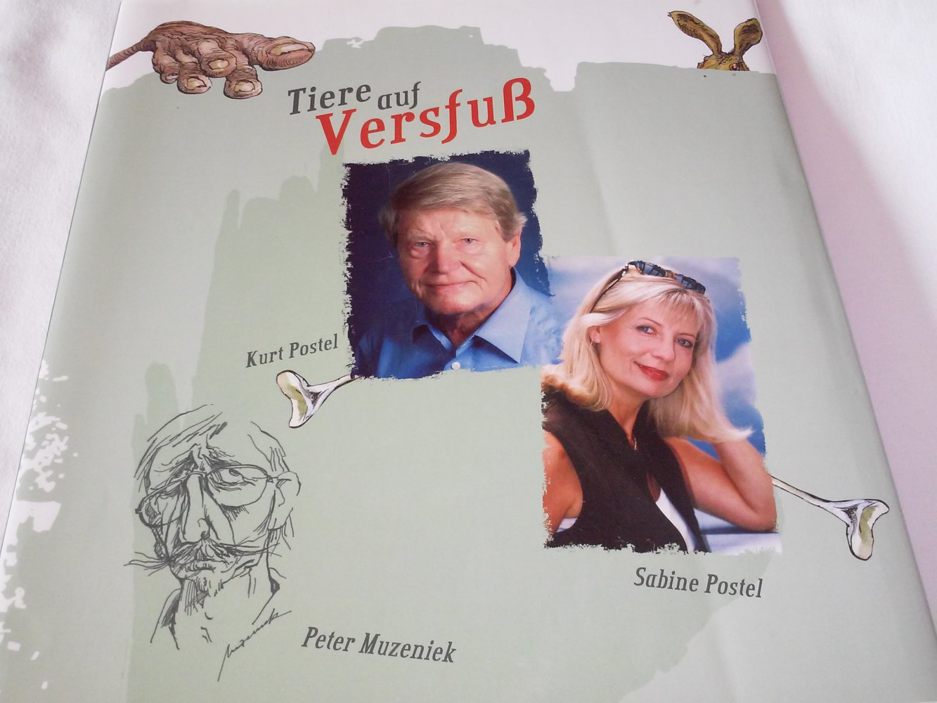 Kurt Postel ´s Fabel -Tiere auf Versfuß- Buch+CD 1.Auflg.(Geschenktipp)