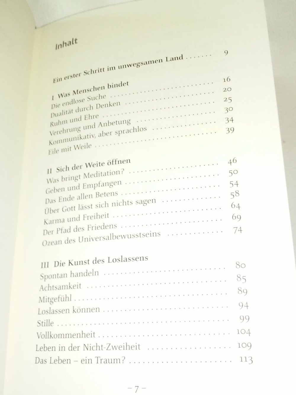 Unwegsames Land: Die Kunst des Loslassens