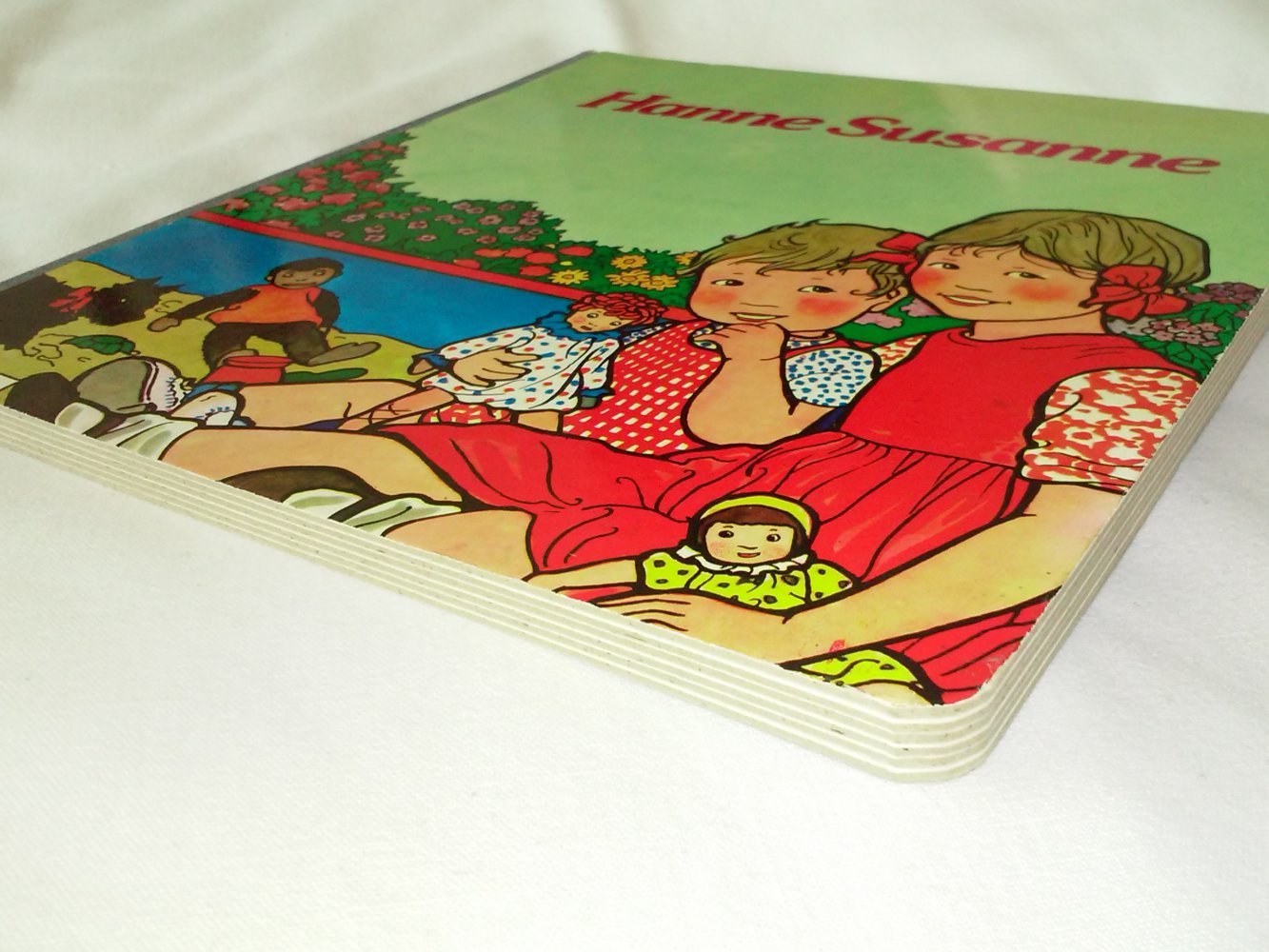 Rie Cramer: Mein Püppchen und ich -Hanne Susanne- altes Pappbilderbuch 