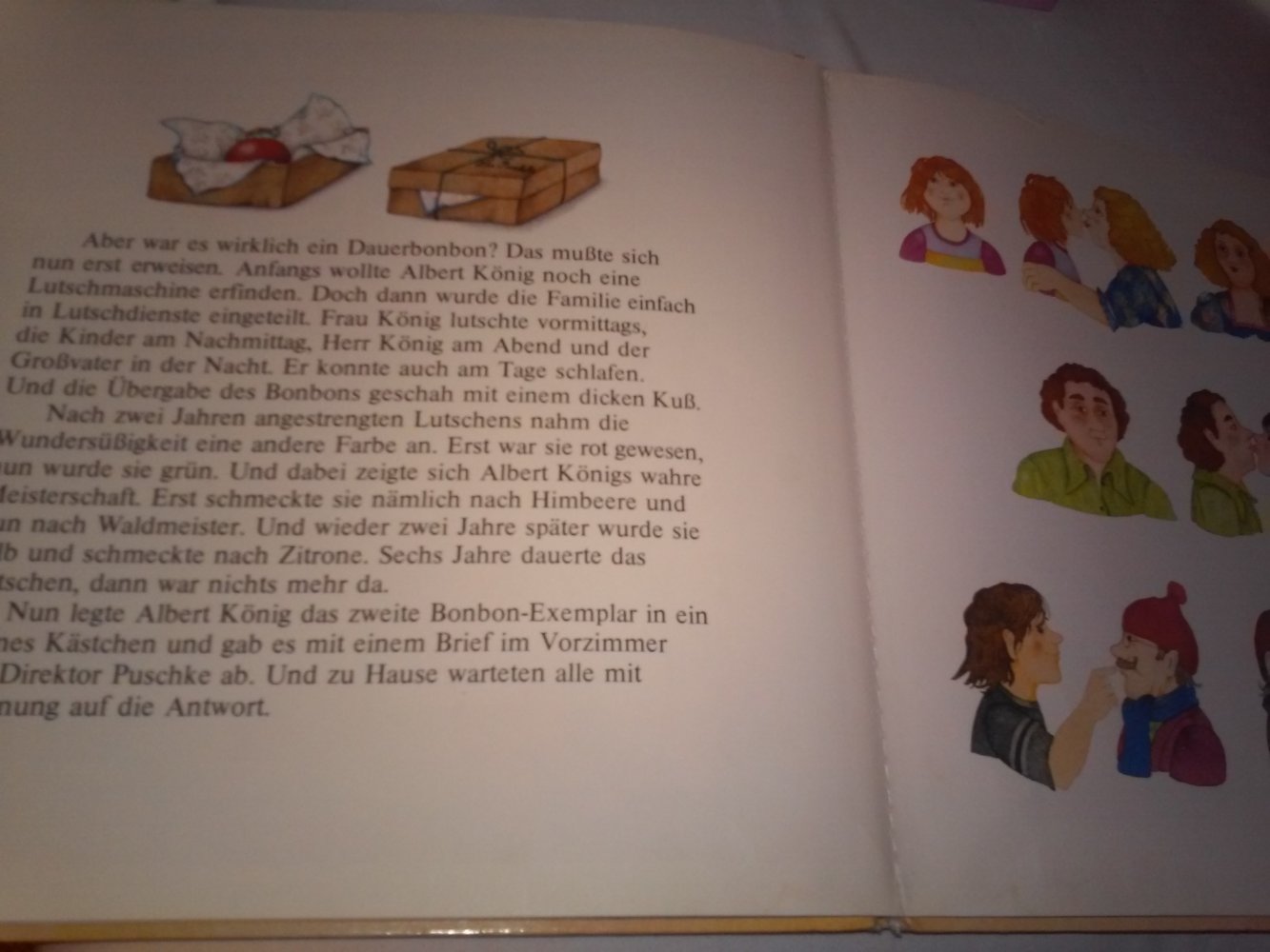 Matthias Riehl: Der Bonbon-könig - Kinderbuch alt