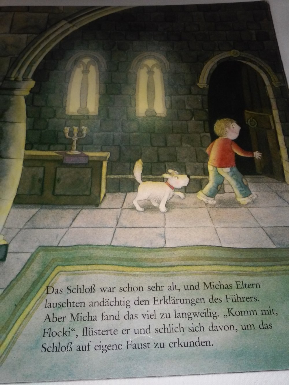 Agusti Asensio: Micha und das Schlossgespenst - Kinderbuch alt