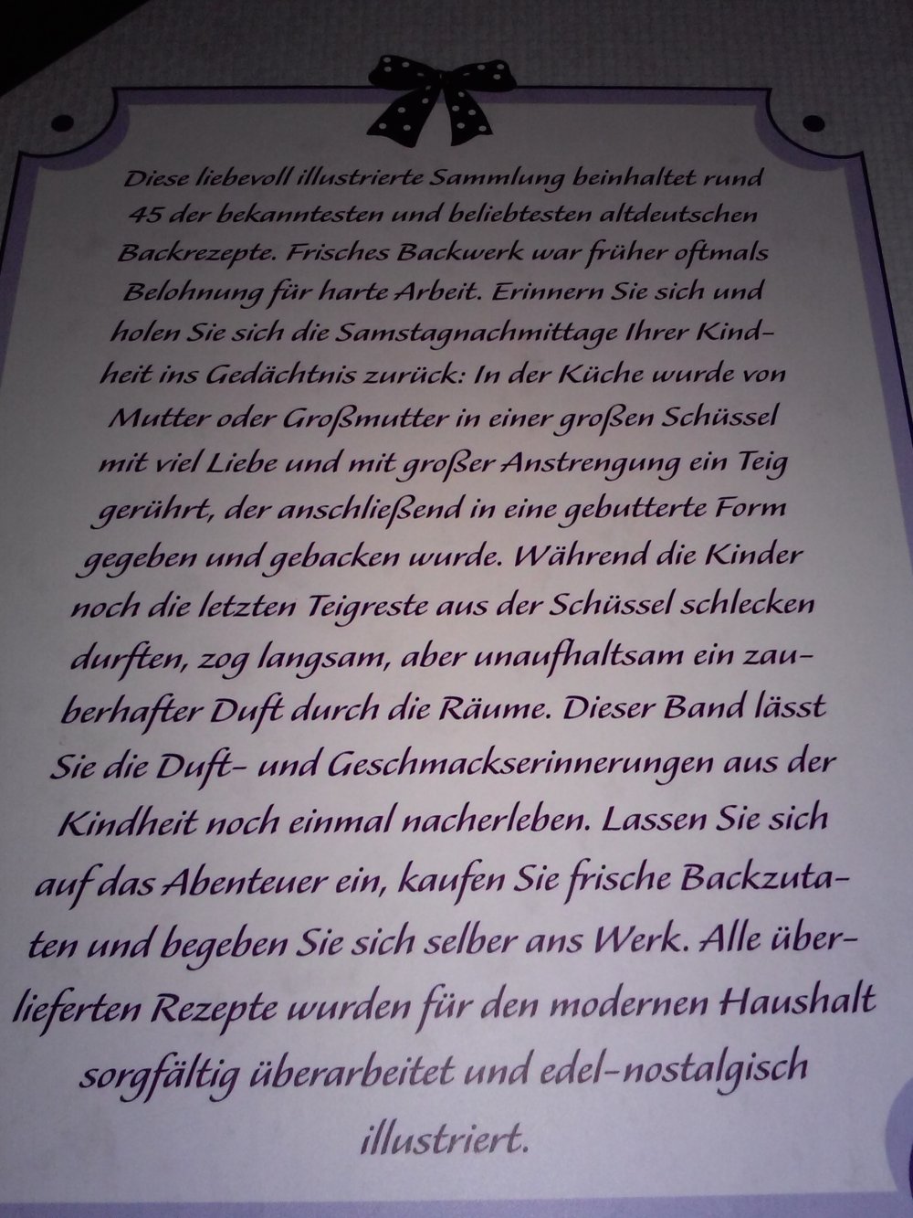 Altdeutsches Backbüchlein / Dr.Oetker: Altdeutsche Kochrezepte