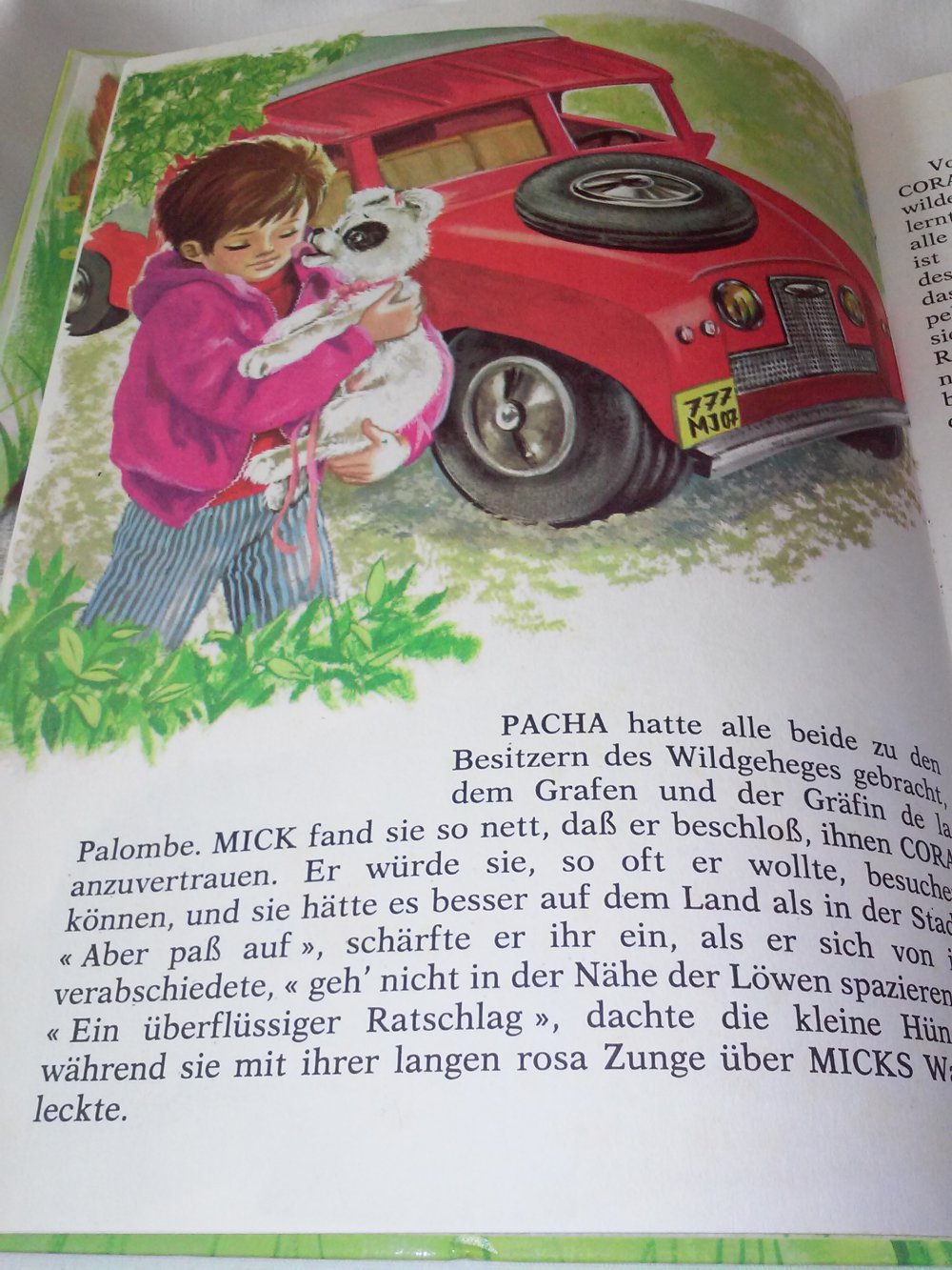 Coras Erlebnis im Tierpark  altes Kinderbuch