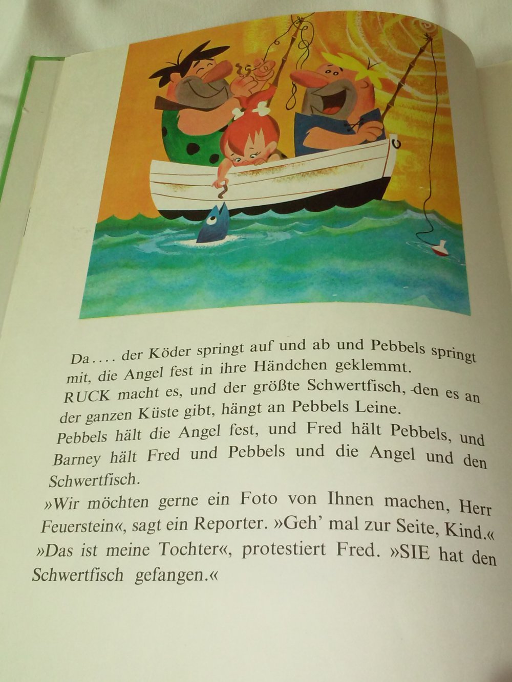 Die Kinder der Familie Feuerstein.
