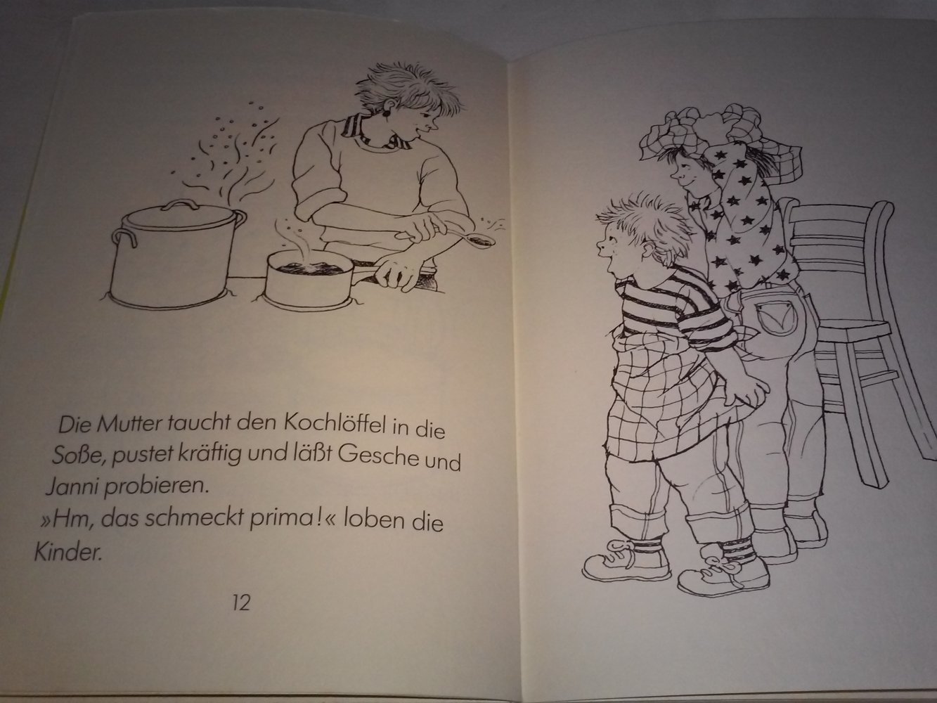 Astrid Wisser: Nudeln mit roter Sosse -Kinderbuch alt