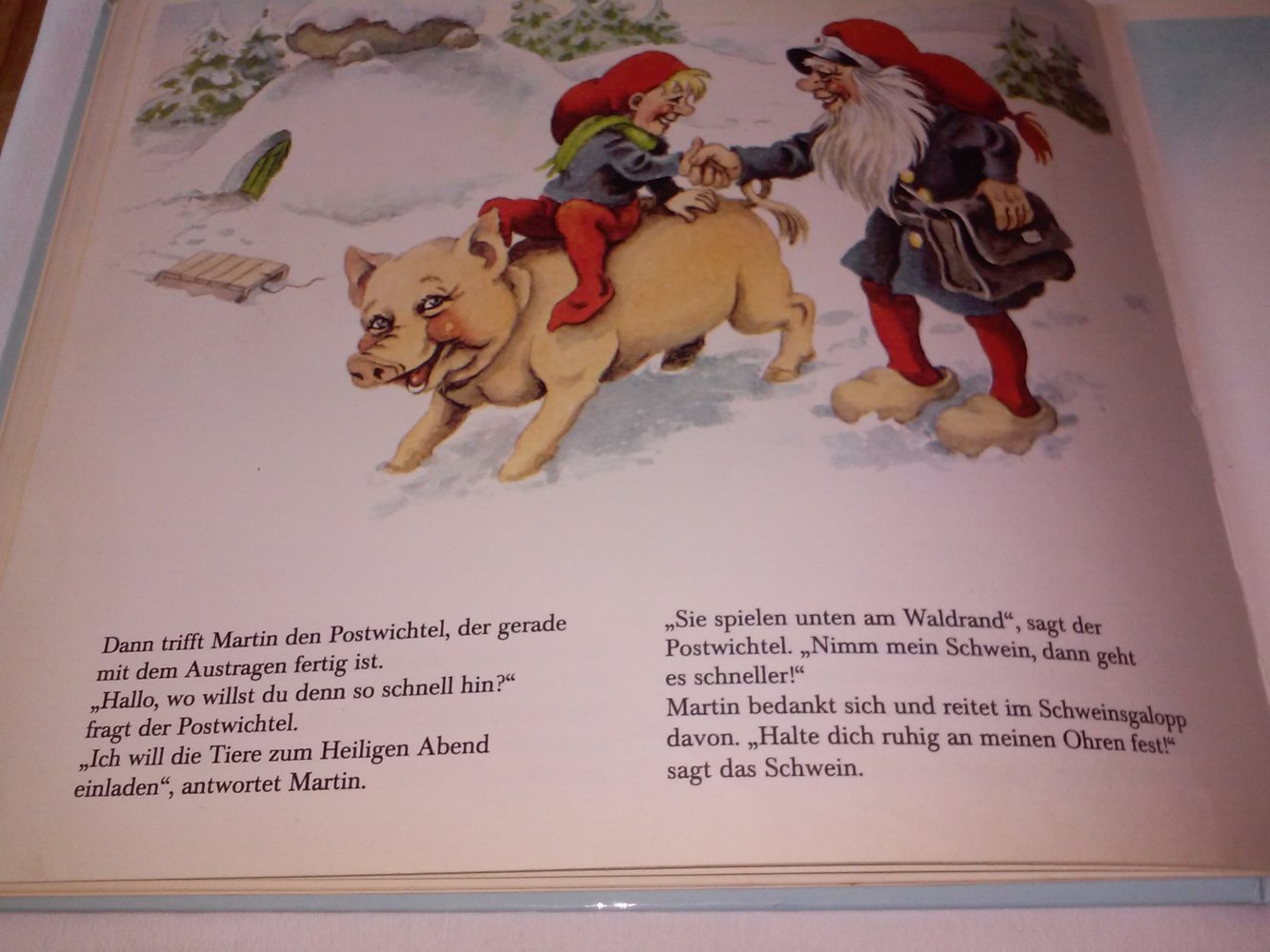 Carla & Vilhelm Hansen: Martin Wichtels Weihnachtsreise - Kinderbuch alt