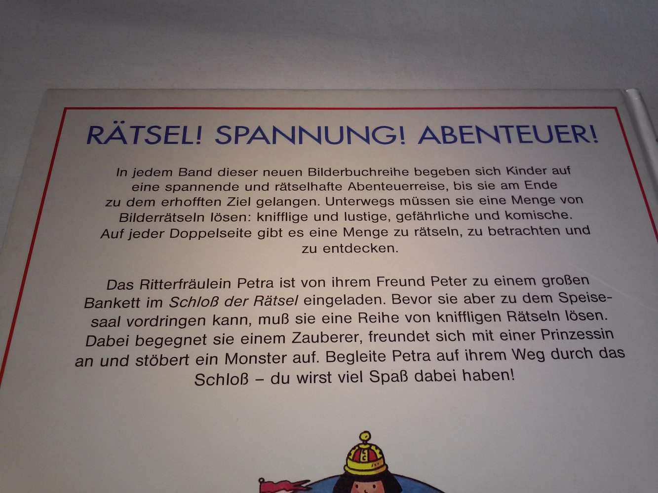 Leigh Susannah und Brenda Haw: Das Schloß der Rätsel - Kinderbuch alt