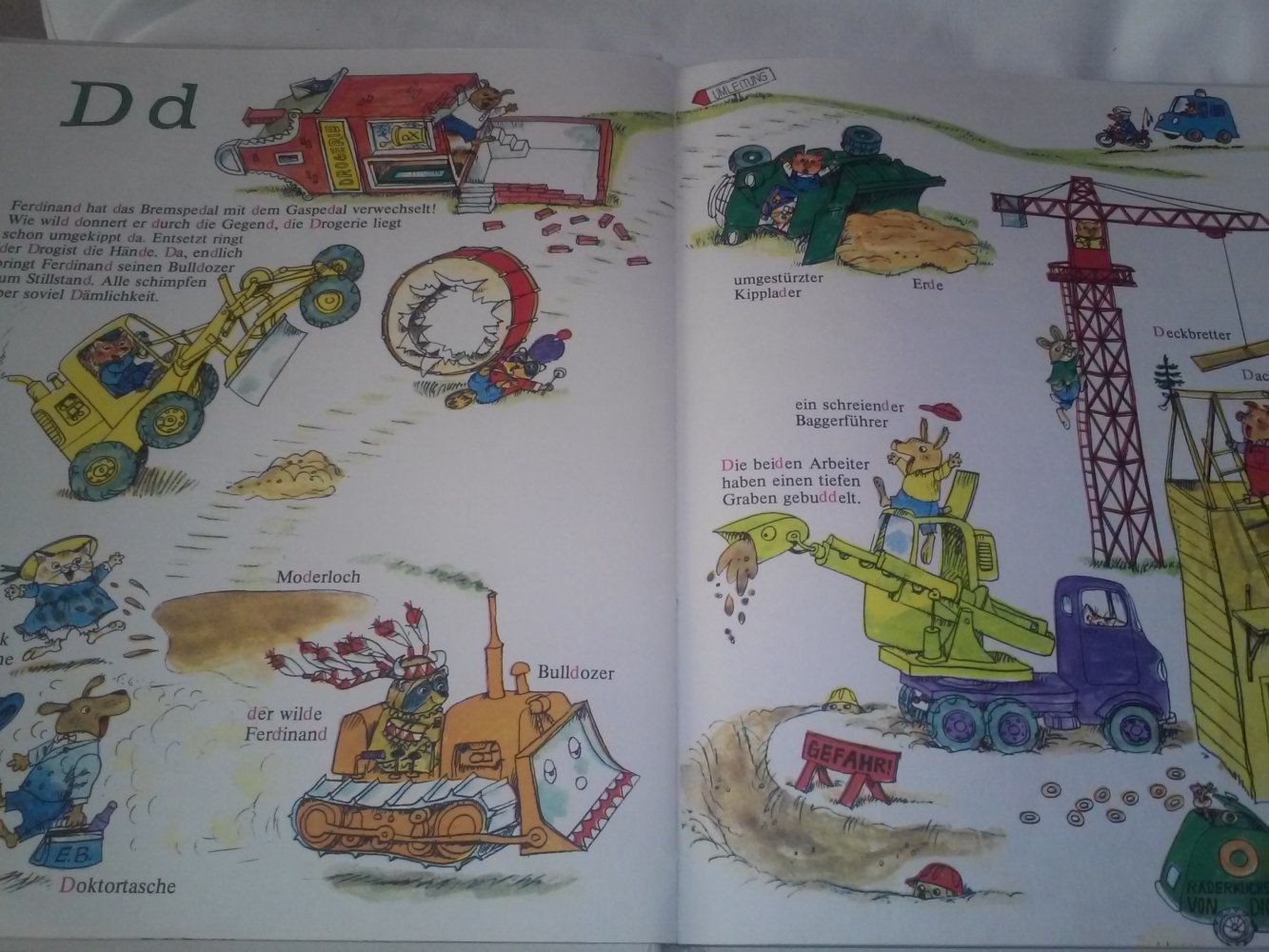 Richard Scarry: Mein allerschönstes Buchstaben-Bilderbuch - Kinderbuch alt