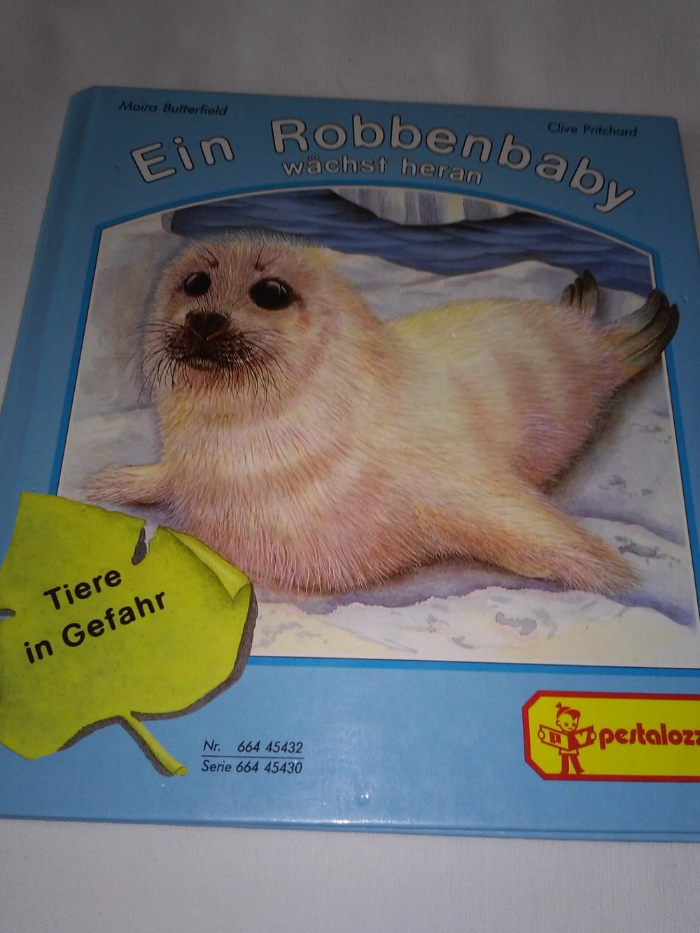  Moira Butterfield: Ein Robbenbaby/Tigerbaby wächst heran -Kinderbuch alt