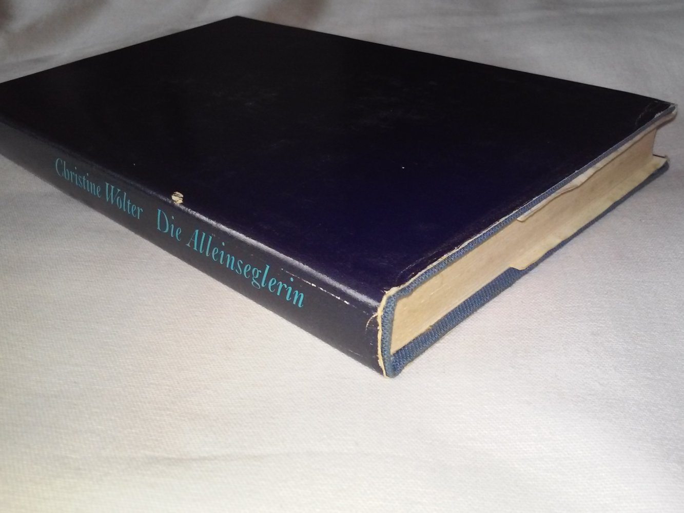Christine Wolter: Die Alleinseglerin (1.Agb.im Leineneinband)