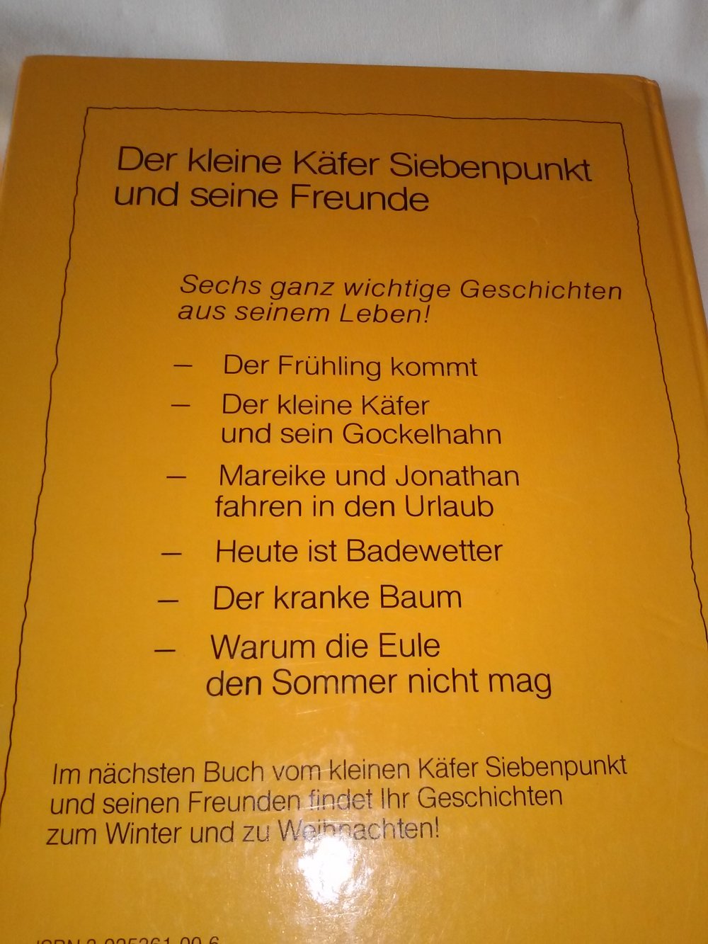 Der kleine Käfer Siebenpunkt