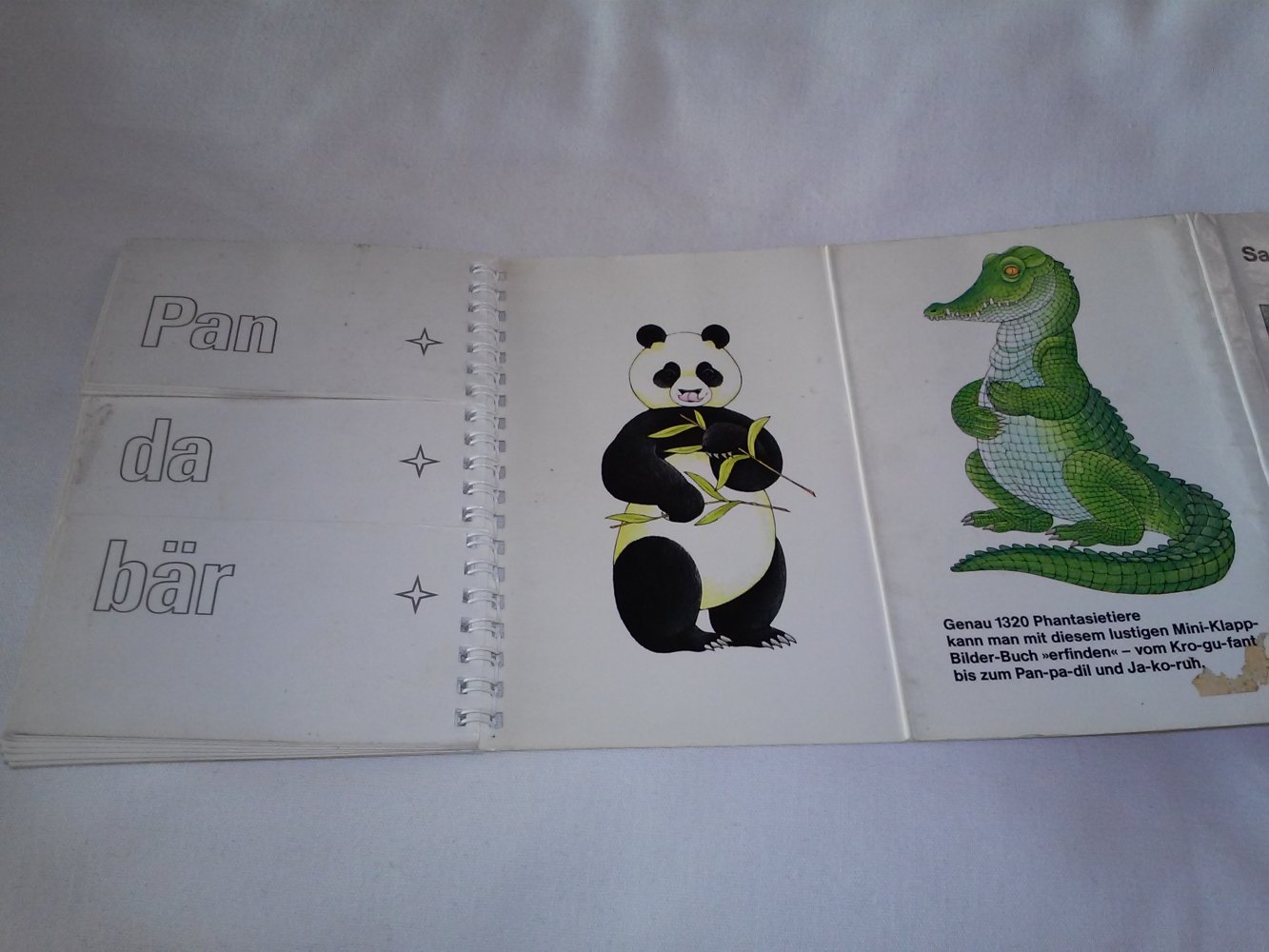 Krogufant.Ein Mini - Klapp - Bilder- Buch / altes Kinderbuch