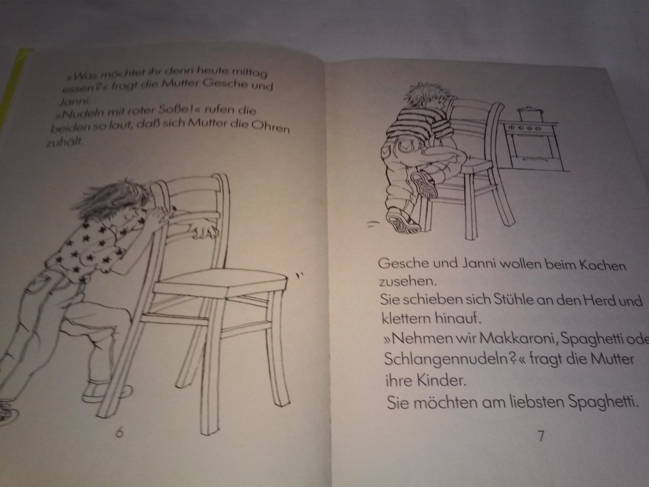 Astrid Wisser: Nudeln mit roter Sosse -Kinderbuch alt