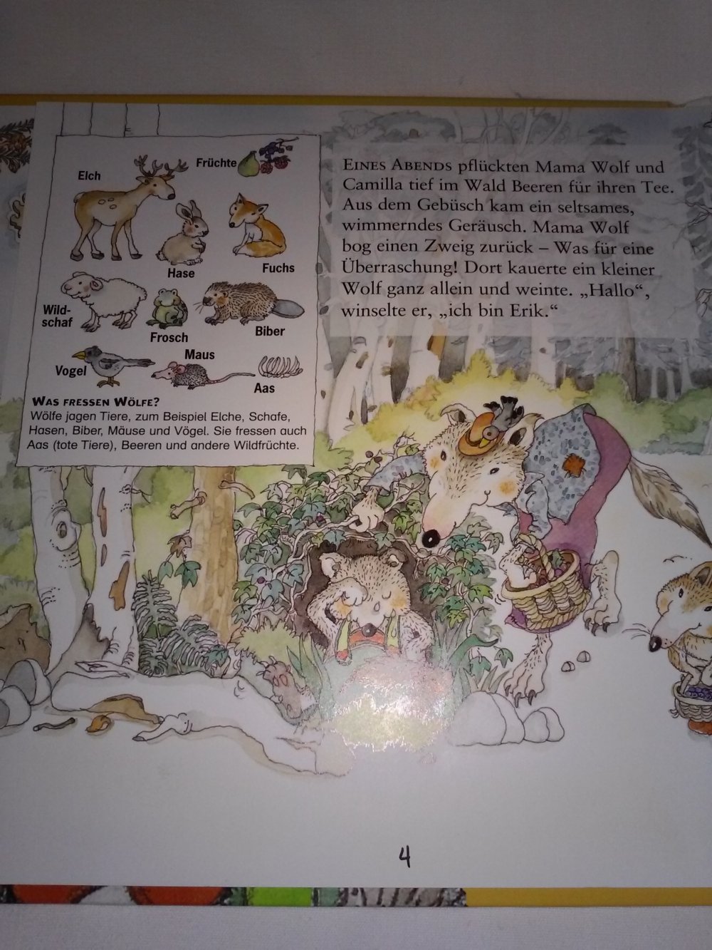 Erik, der Wolf (Kollektion Olms junior) vorlesen selberlesen