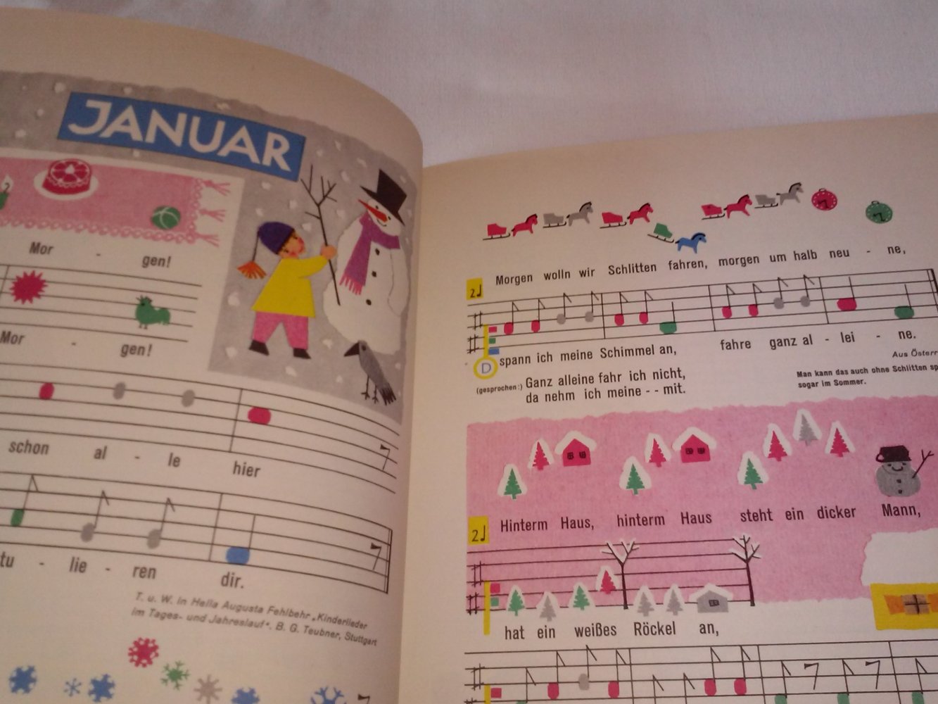  Heinrich M. Sambeth: Die kleine Singdrossel - Liederbuch(Noten)alt