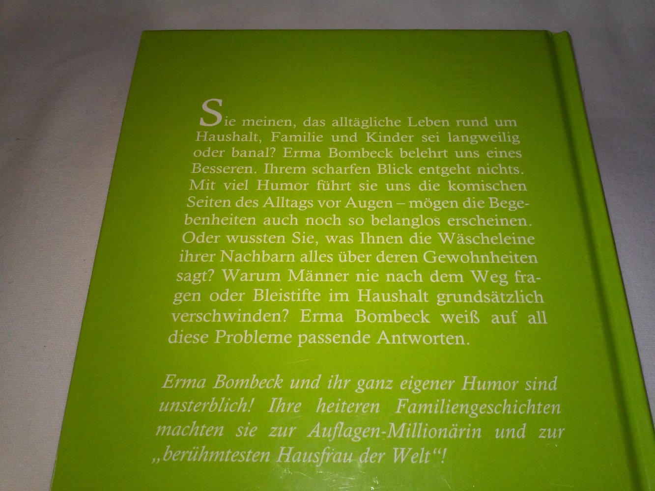 Neu!OVP! Erma Bombeck:Der Tag, als ich die Socke fand + Mäuse im Klavier: ...und andere liebe Gäste