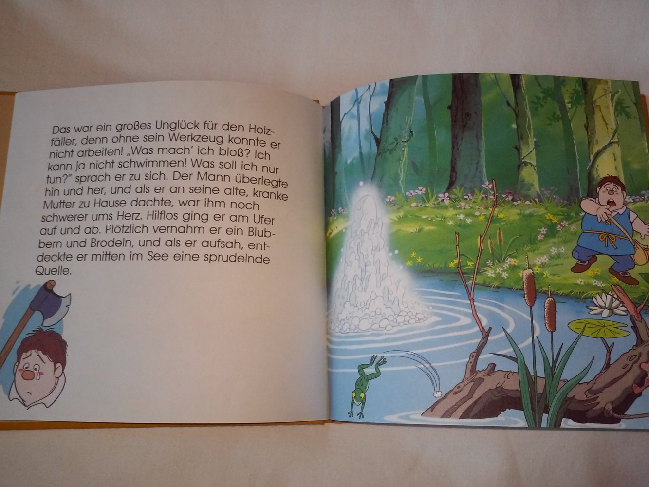 Der habgierige Hund (Aesops Fabeln) altes Kinderbuch wie neu