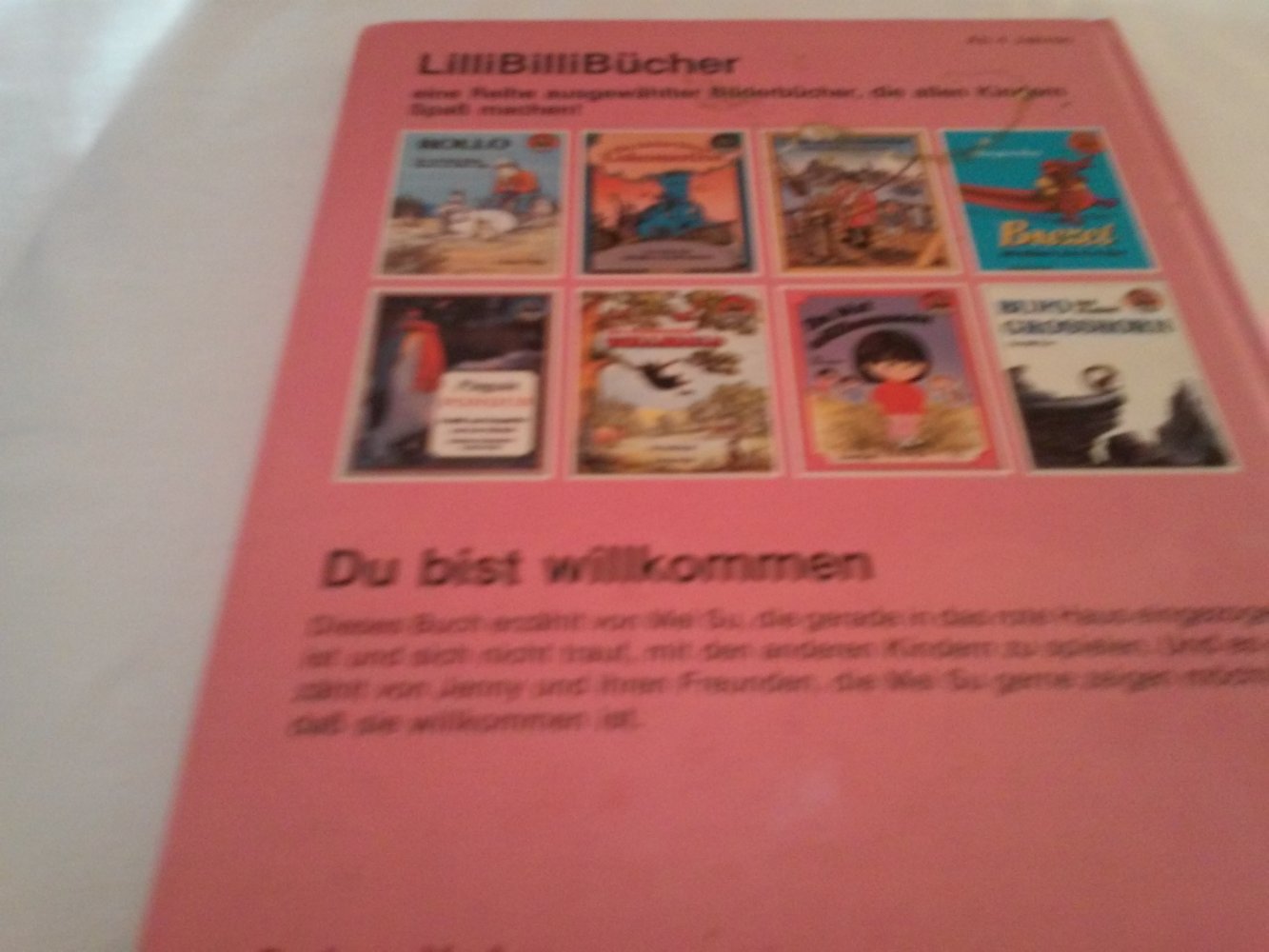 Gyo Fujikawa: Du bist willkommen (Lilli/Billi/Bücher) Kinderbuch alt