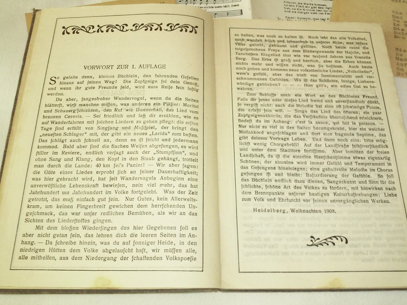 Breuer Hans: Der Zupfgeigenhansl Noten-Liederbuch 1916