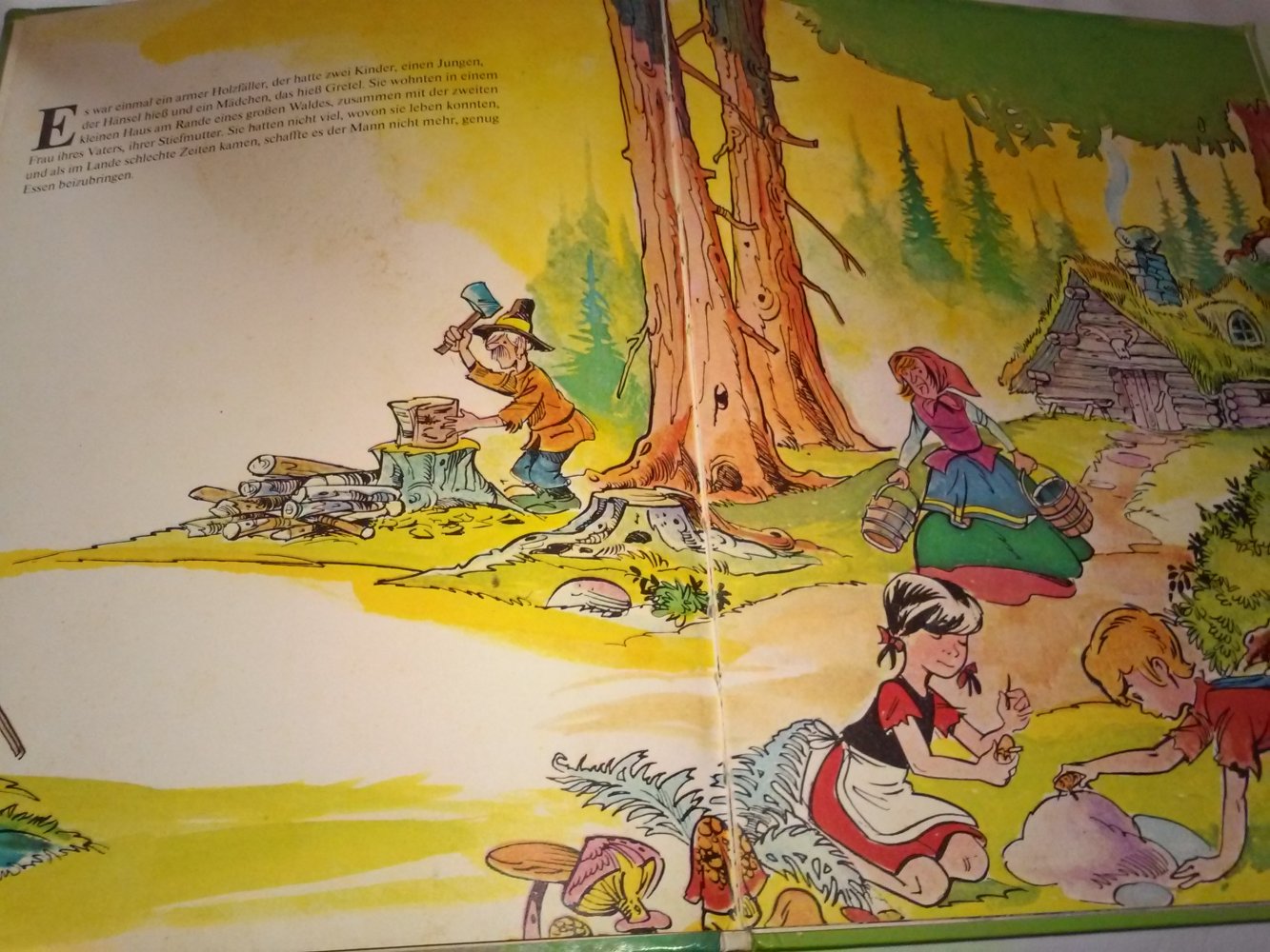 Einar Lagerwall: Gebrüder Grimm -  Hänsel und Gretel - Kinderbuch alt