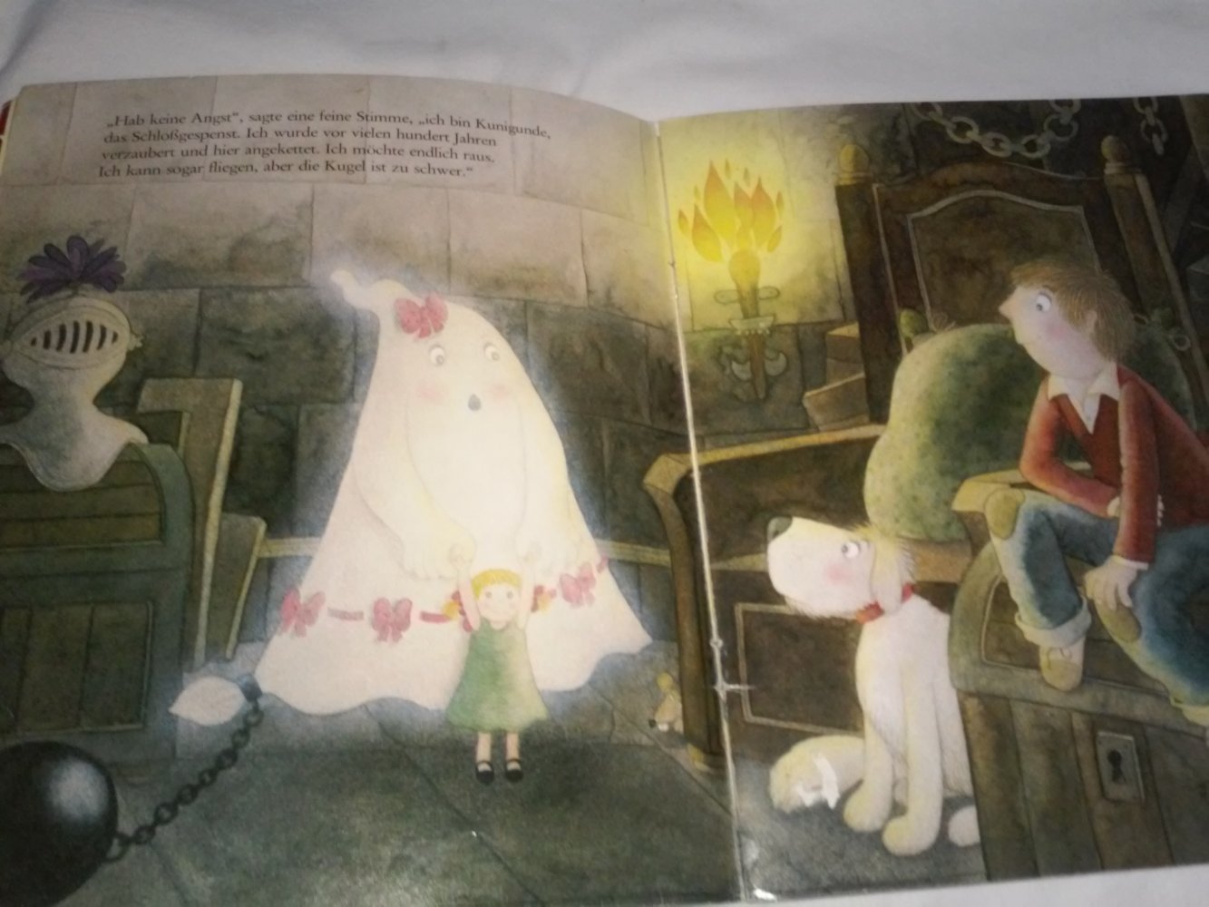 Agusti Asensio: Micha und das Schlossgespenst - Kinderbuch alt