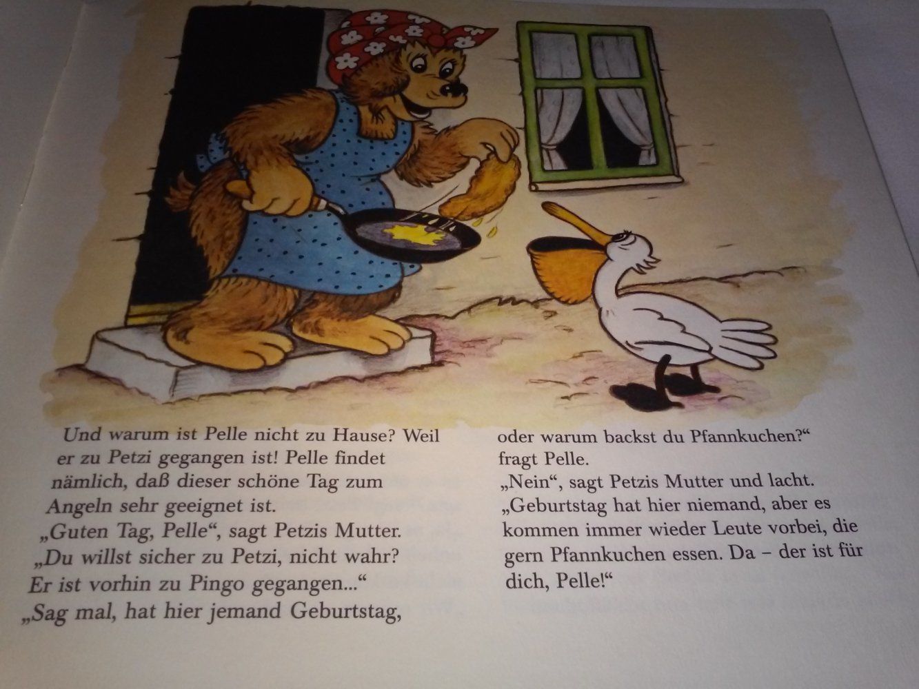 Petzi will angeln altes Kinderbuch
