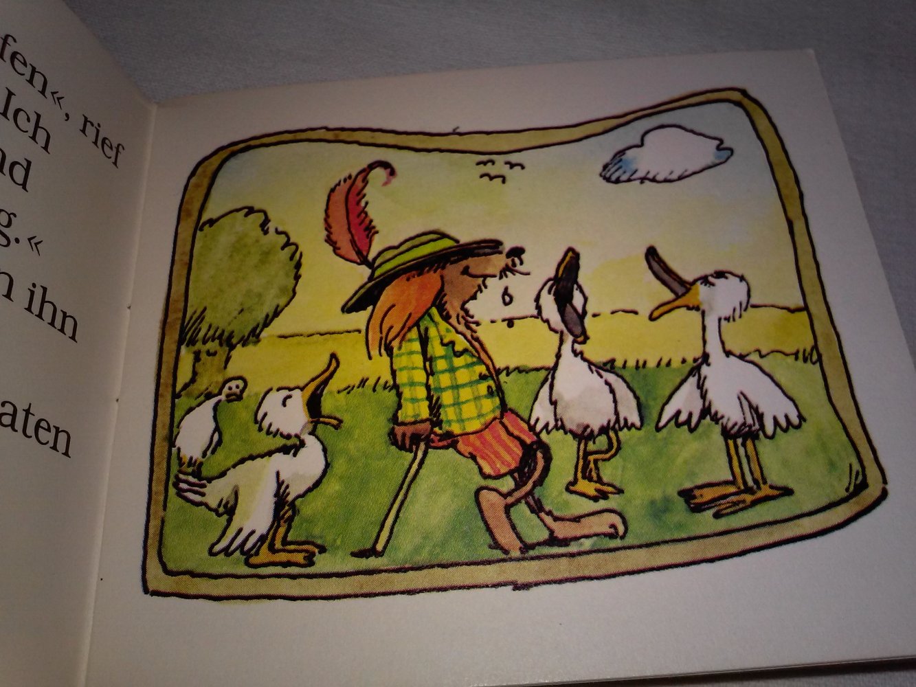 Janosch: Die Gänse-Oper -Mini Kinderbuch alt 1980 