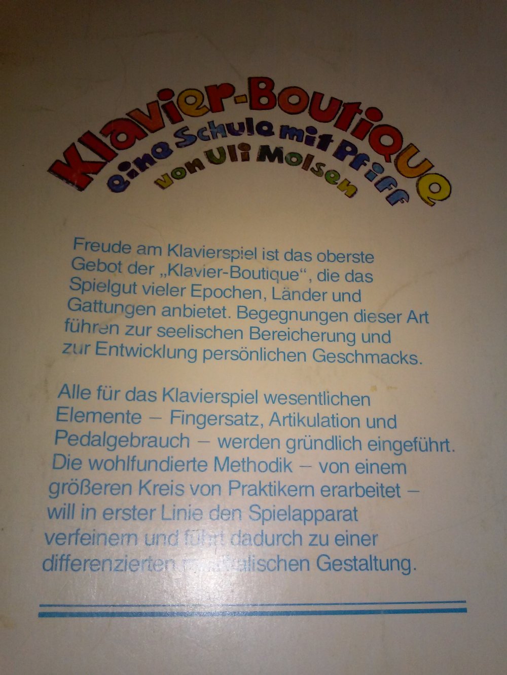 Klavier - Boutique: Eine Schule mit Pfiff