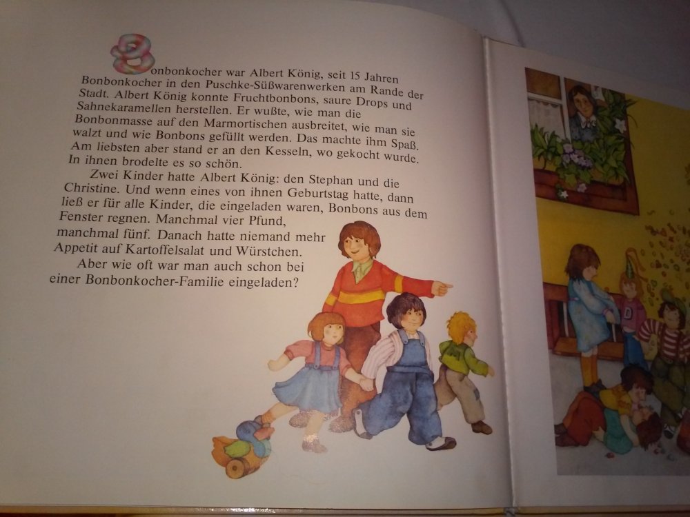 Matthias Riehl: Der Bonbon-könig - Kinderbuch alt