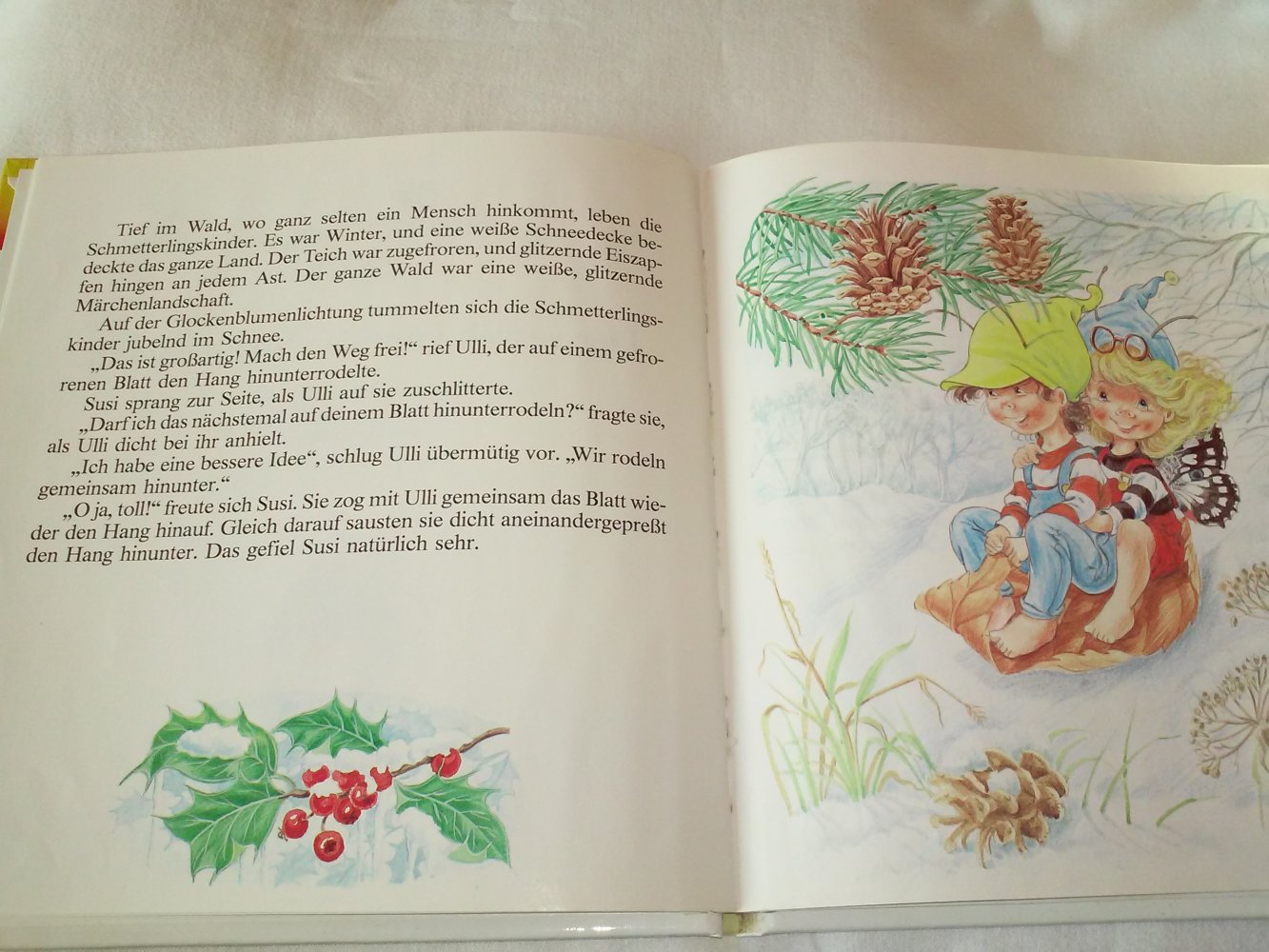  Greta Landen:Die Schmetterlingskinder: Der verschwundene Schneemann - Kinderbuch alt