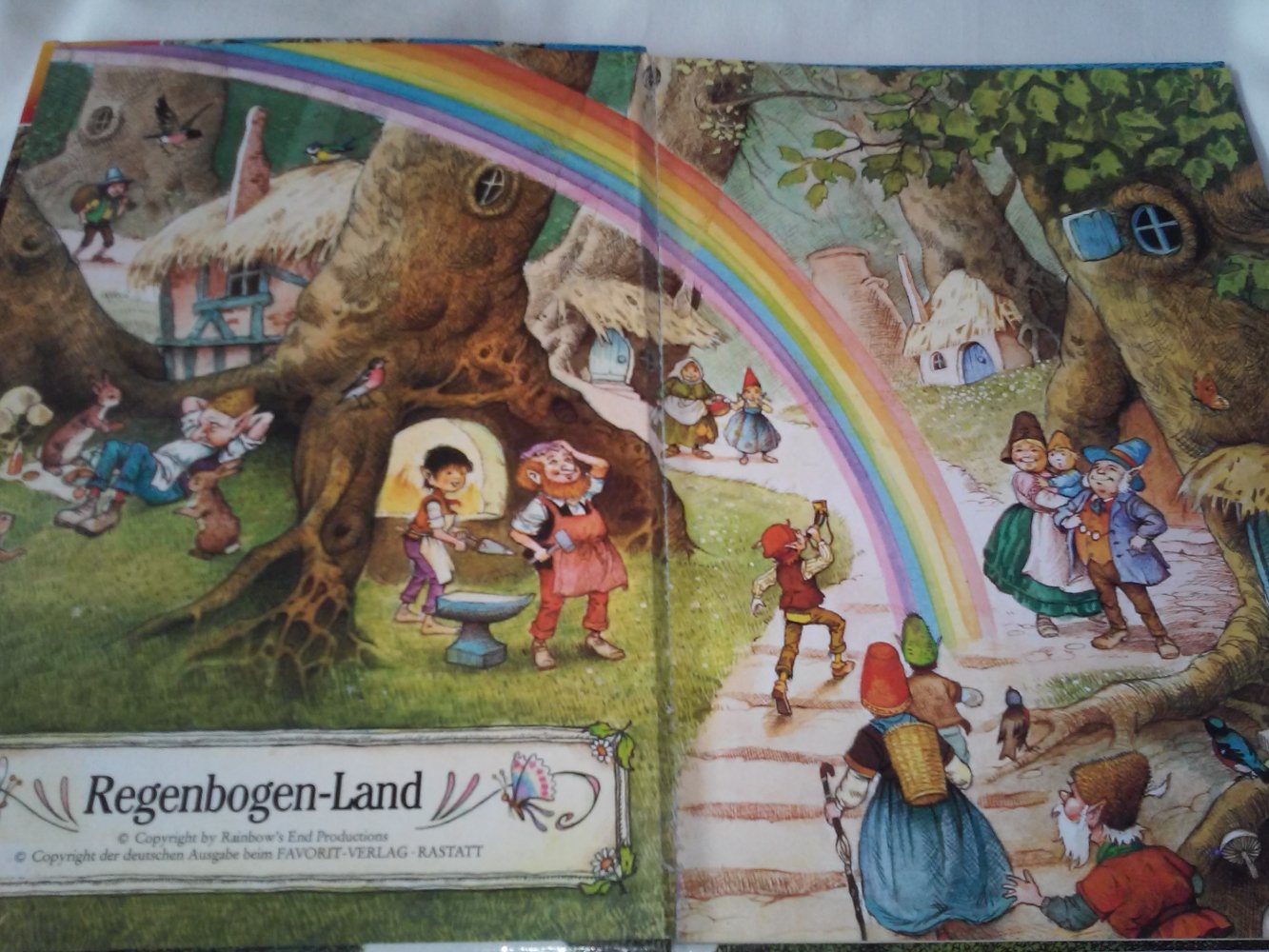 Jane Patience: Regenbogenland - Wollfuß und die Eule - Kinderbuch alt