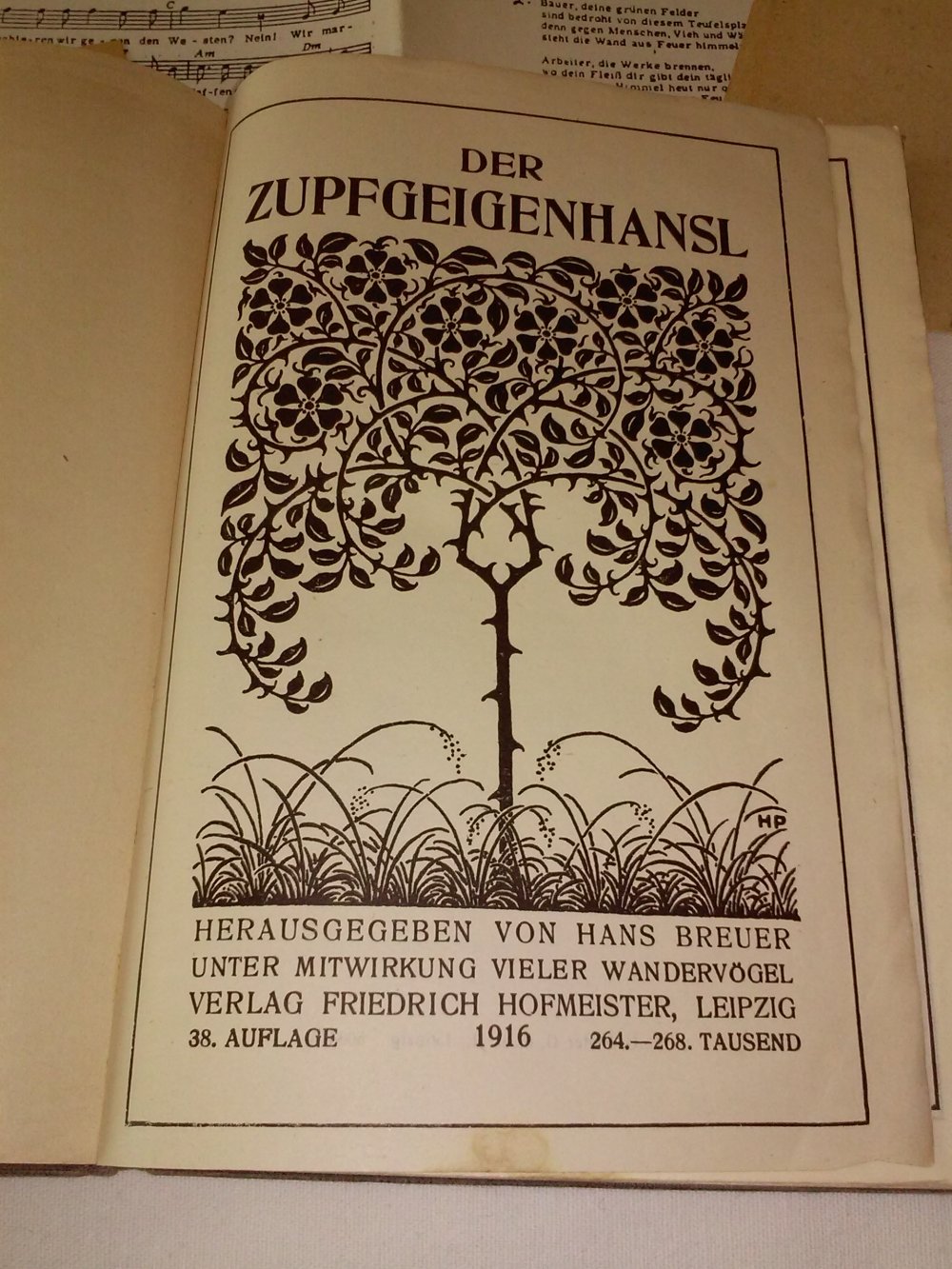 Breuer Hans: Der Zupfgeigenhansl Noten-Liederbuch 1916