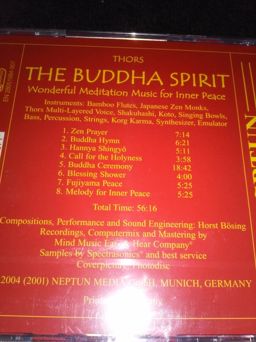 Neu!OVP! Thors:The Buddha Spirit (Meditation innerer Frieden)-Geschenktipp