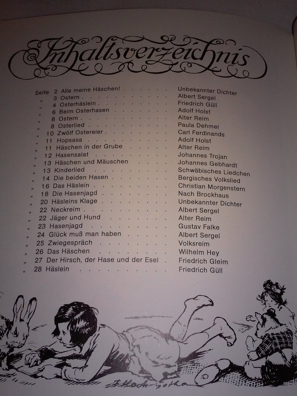 Fritz Koch-Gotha: Alle meine Häschen / Der Häschen-Schulausflug 