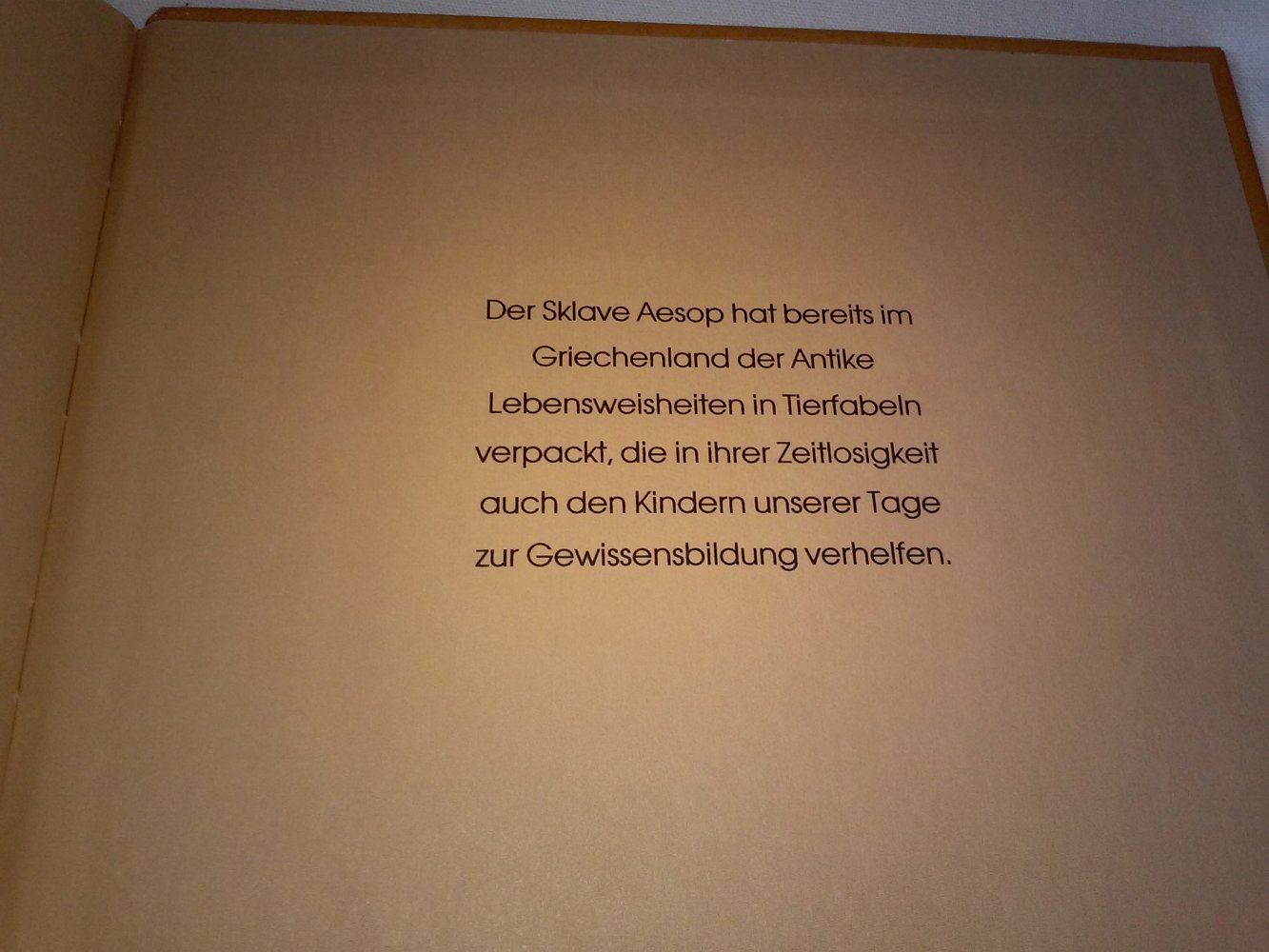 Der habgierige Hund (Aesops Fabeln) altes Kinderbuch wie neu