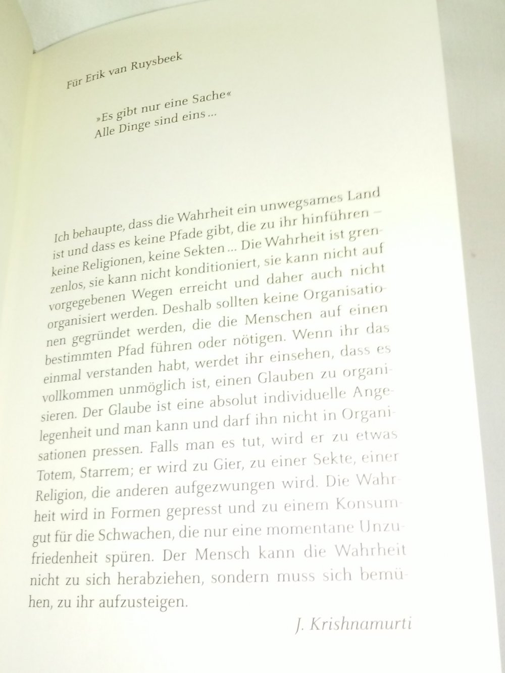 Unwegsames Land: Die Kunst des Loslassens